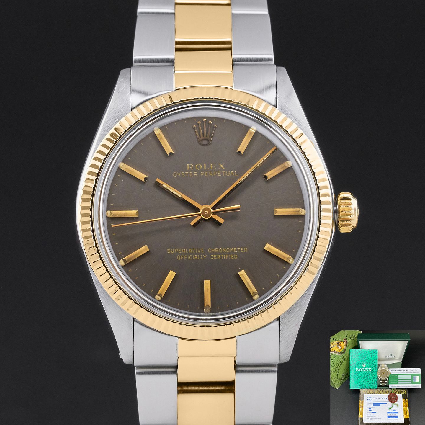Rolex Oyster Perpetual 1005 (1974) - 34 mm Steel case (1/8)