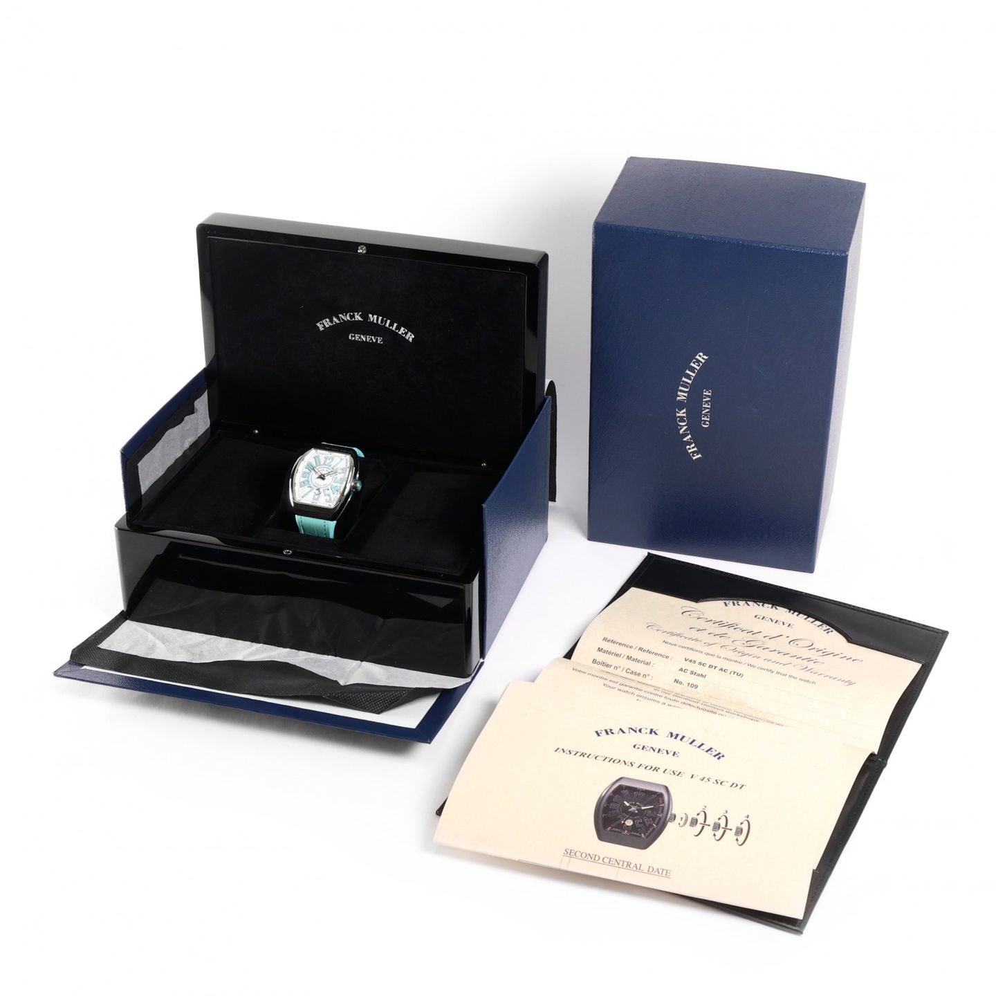 Franck Muller Long Island 1000 CC QZ (2024) - Zilver wijzerplaat 30mm (3/3)