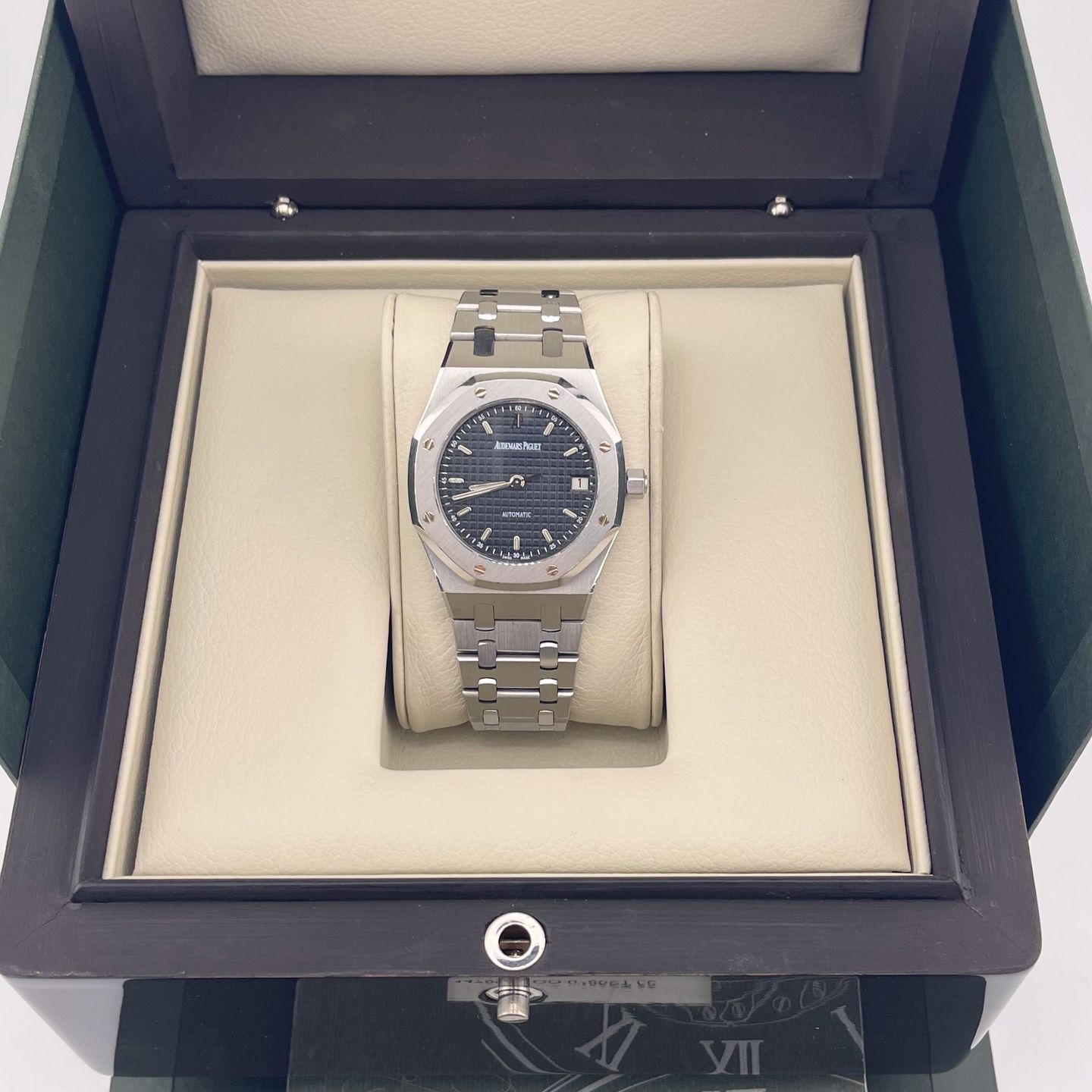 Audemars Piguet Royal Oak 14790ST (2004) - Zwart wijzerplaat 36mm Staal (5/5)