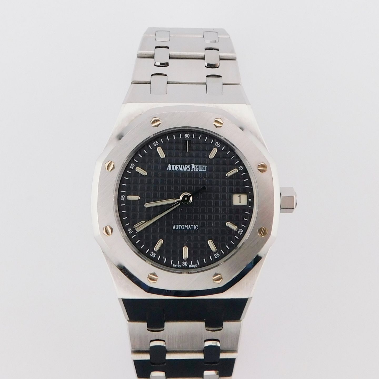 Audemars Piguet Royal Oak 14790ST (2004) - Zwart wijzerplaat 36mm Staal (2/5)