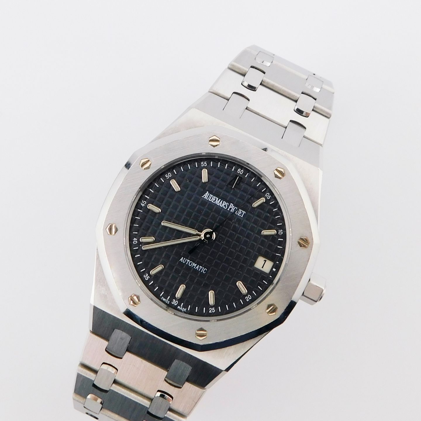 Audemars Piguet Royal Oak 14790ST (2004) - Zwart wijzerplaat 36mm Staal (1/5)