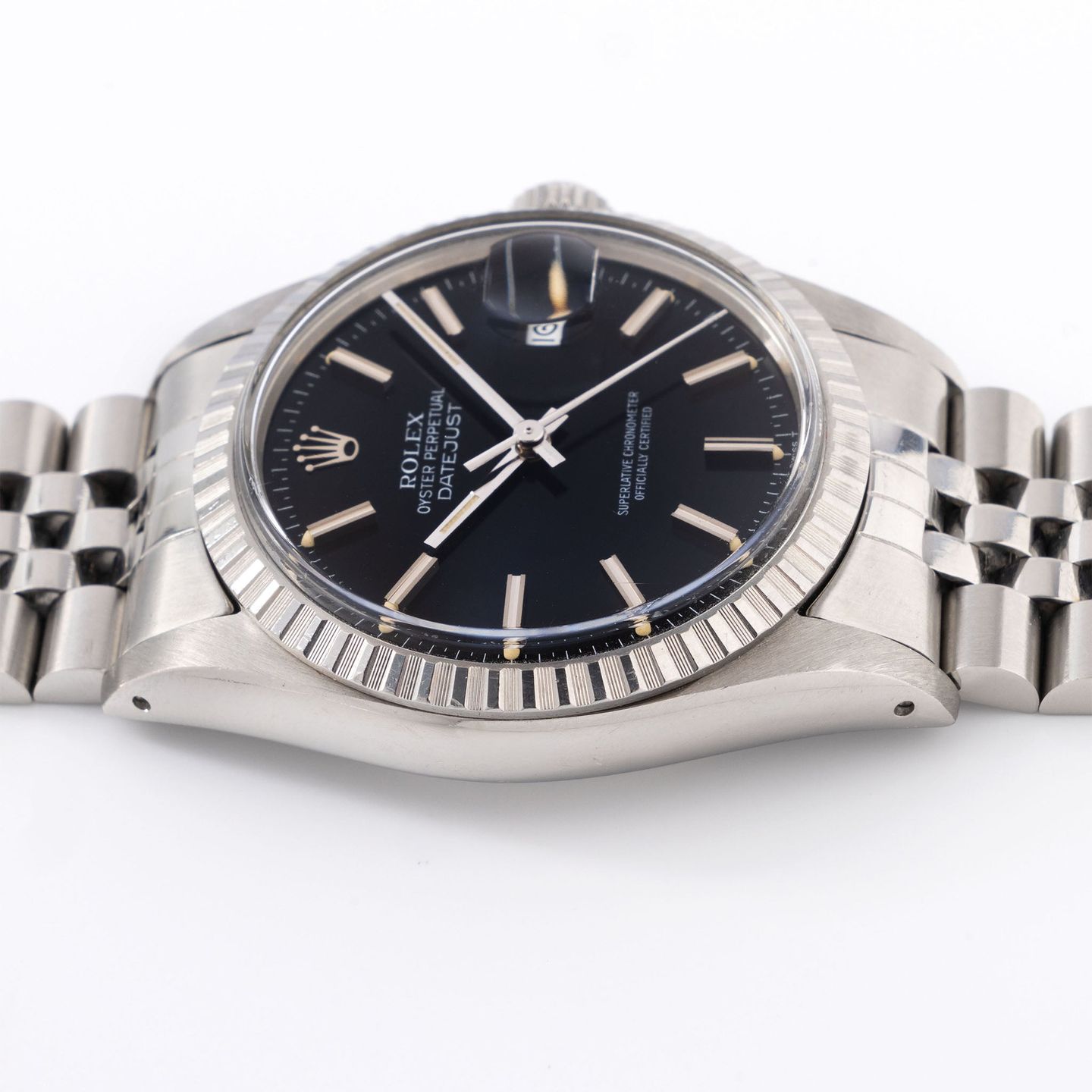 Rolex Datejust 36 16030 (1984) - Black dial 36 mm Steel case (6/7)