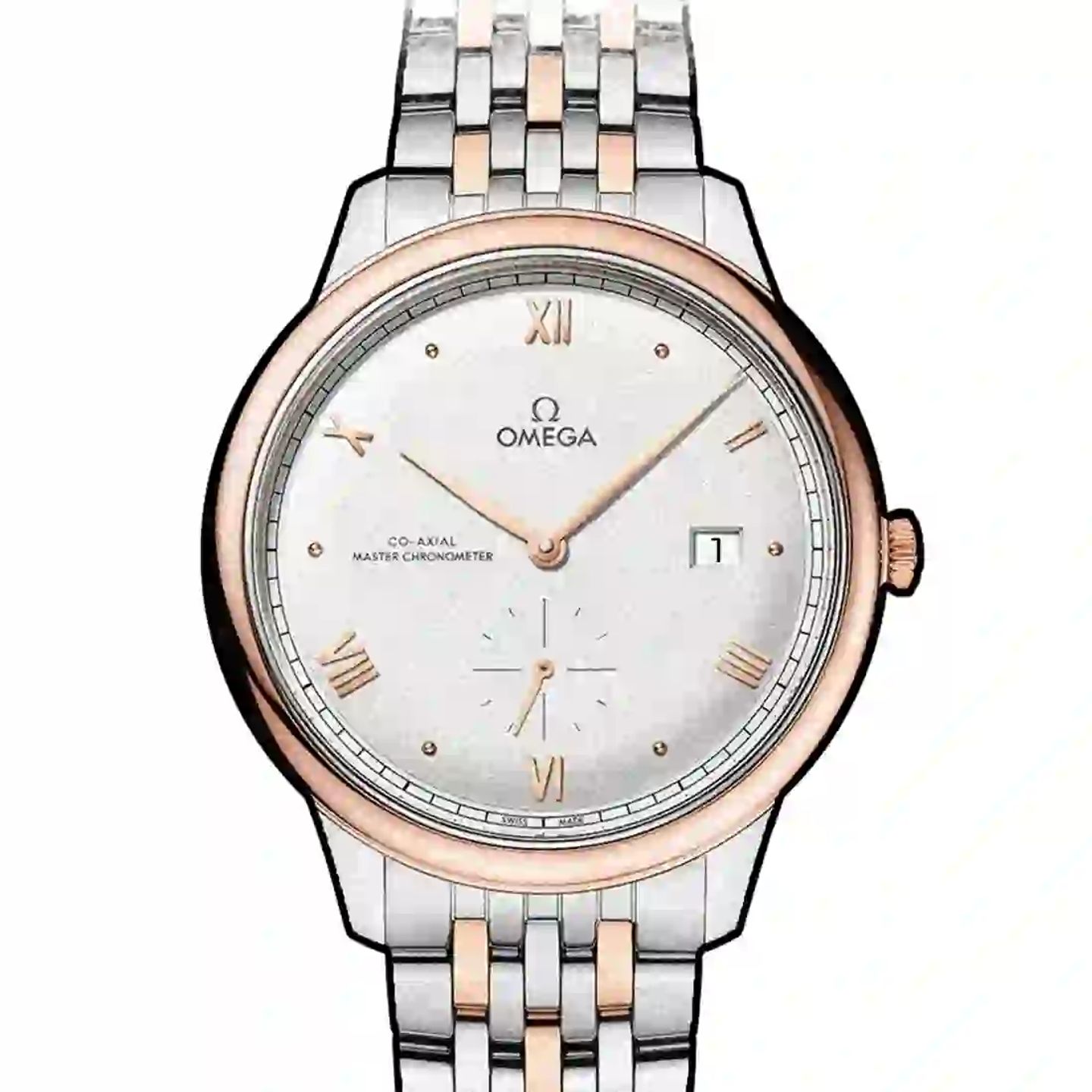 Omega De Ville 434.20.41.20.02.001 (2025) - Zilver wijzerplaat 41mm Goud/Staal (1/2)