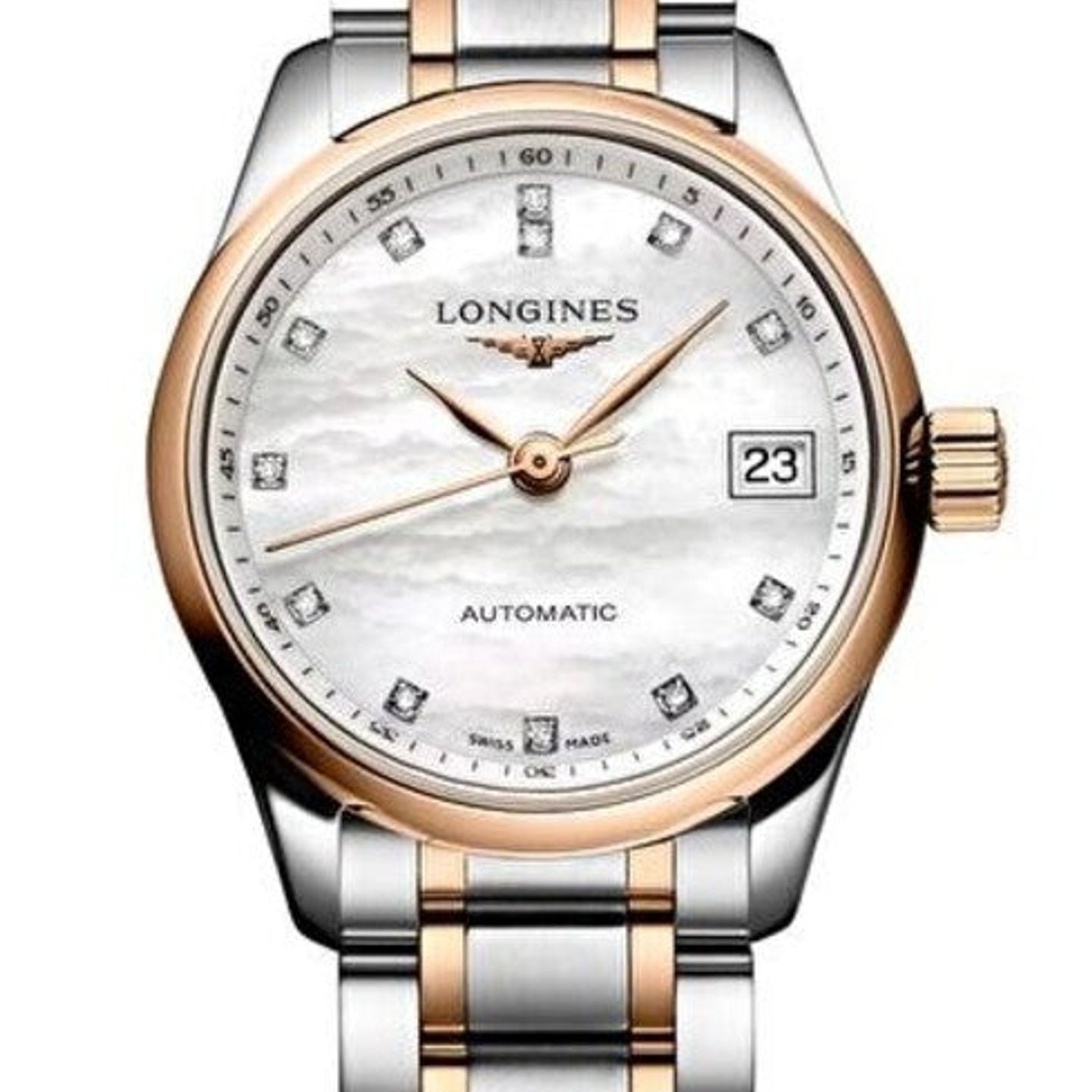 Longines Master Collection L2.357.5.89.7 (2026) - Pearl dial 34 mm Steel case (1/1)