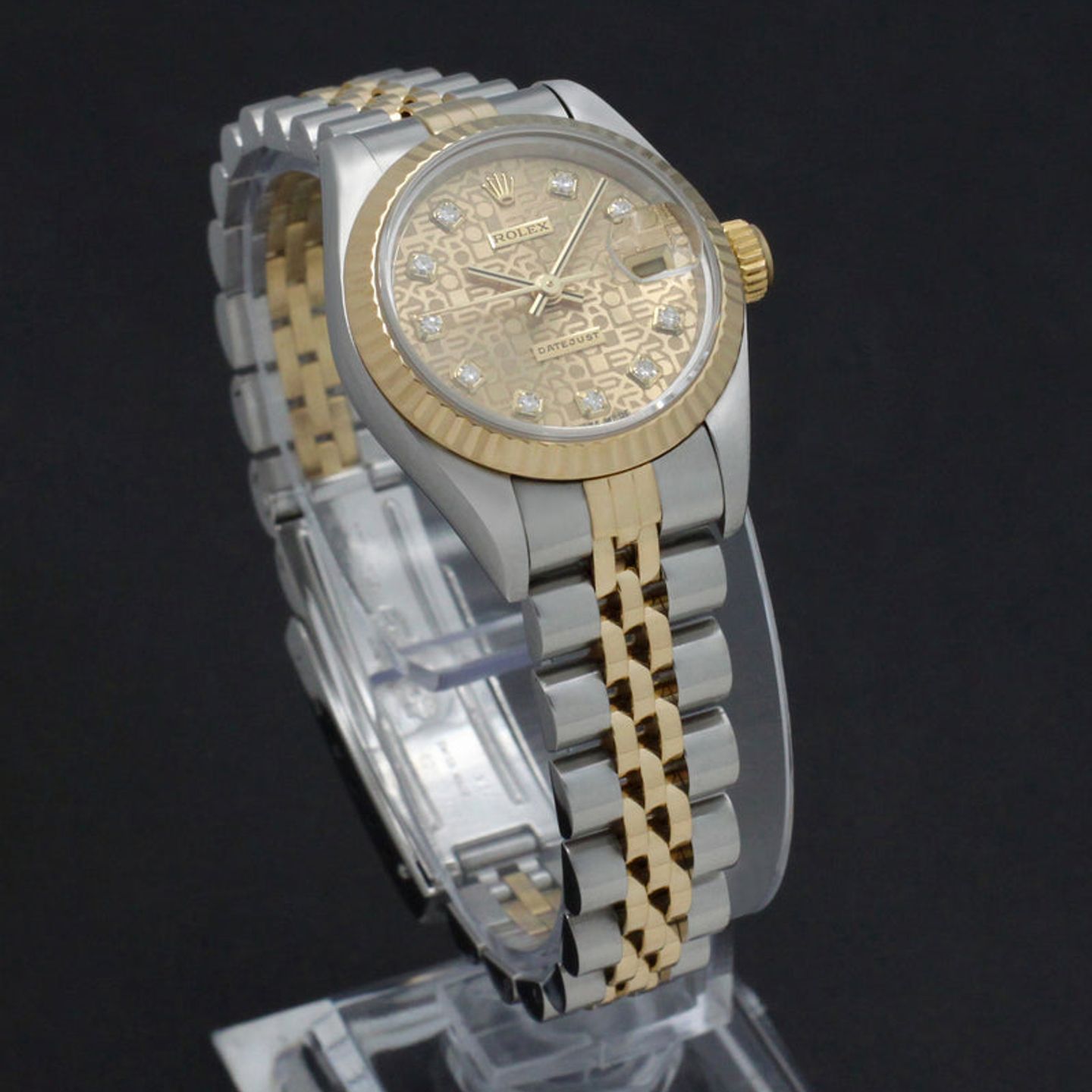 Rolex Lady-Datejust 69173 (1997) - Goud wijzerplaat 26mm Goud/Staal (4/7)