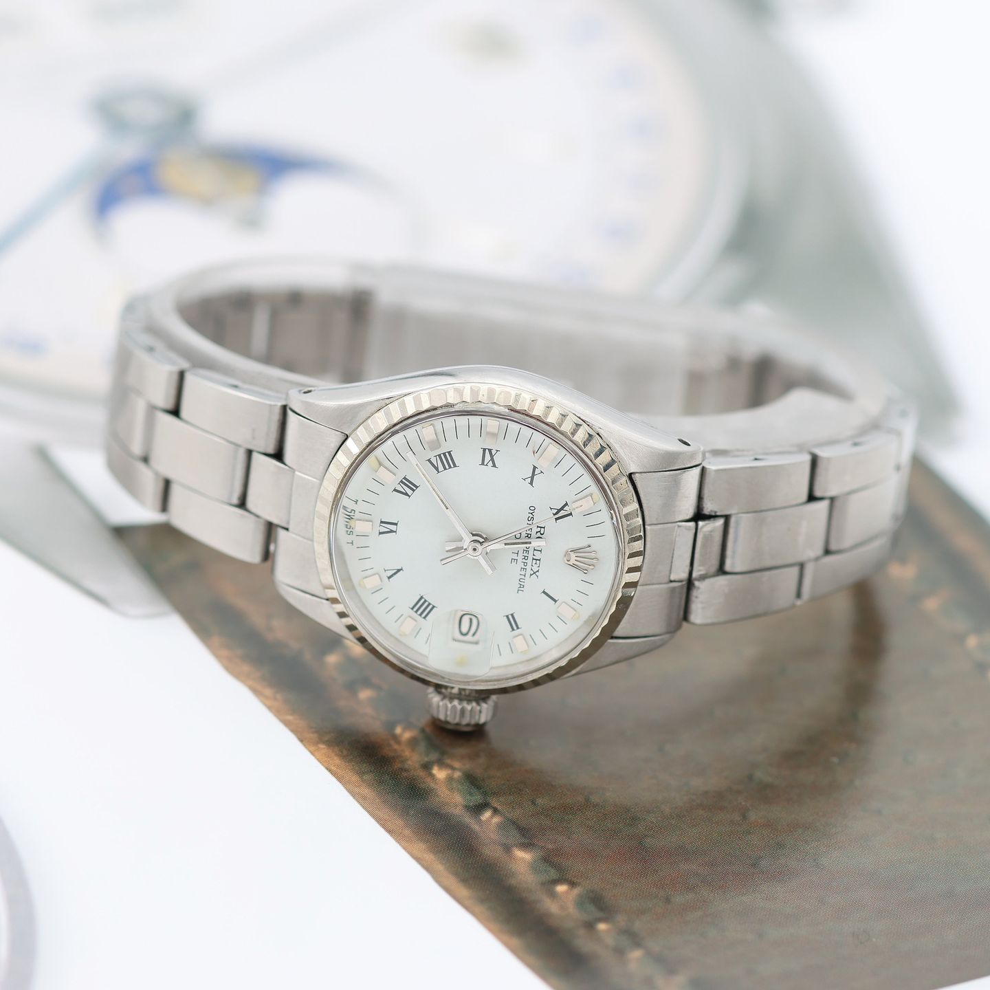 Rolex Oyster Perpetual Lady Date 6517 - (6/8)