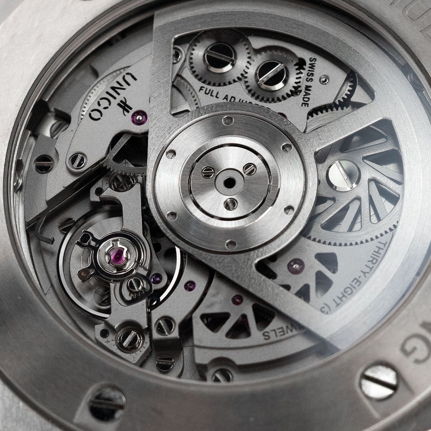 Hublot Big Bang Unico 411.NX.1170.RX (Onbekend (willekeurig serienummer)) - Transparant wijzerplaat 46mm Titanium (6/8)