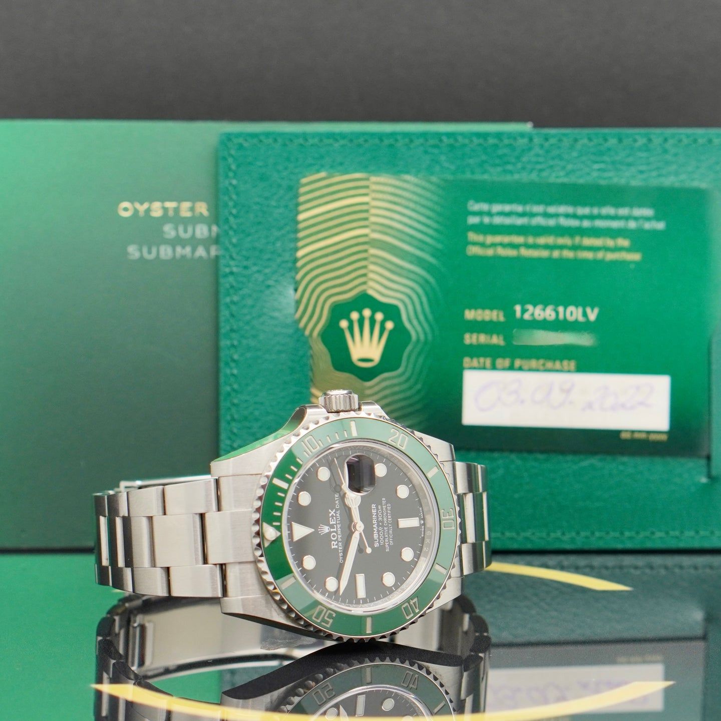 Rolex Submariner Date 126610LV (2022) - Zwart wijzerplaat 41mm Staal (5/7)
