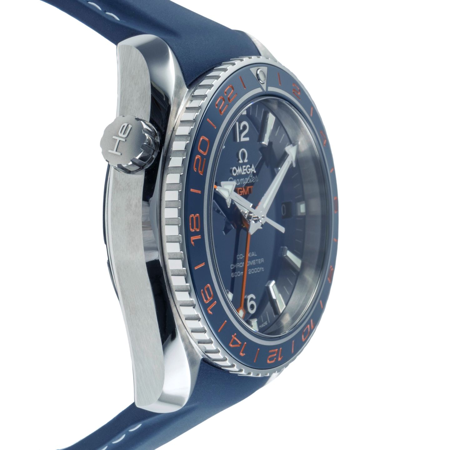 Omega Seamaster Planet Ocean 232.32.44.22.03.001 (Onbekend (willekeurig serienummer)) - Blauw wijzerplaat 44mm Staal (7/8)