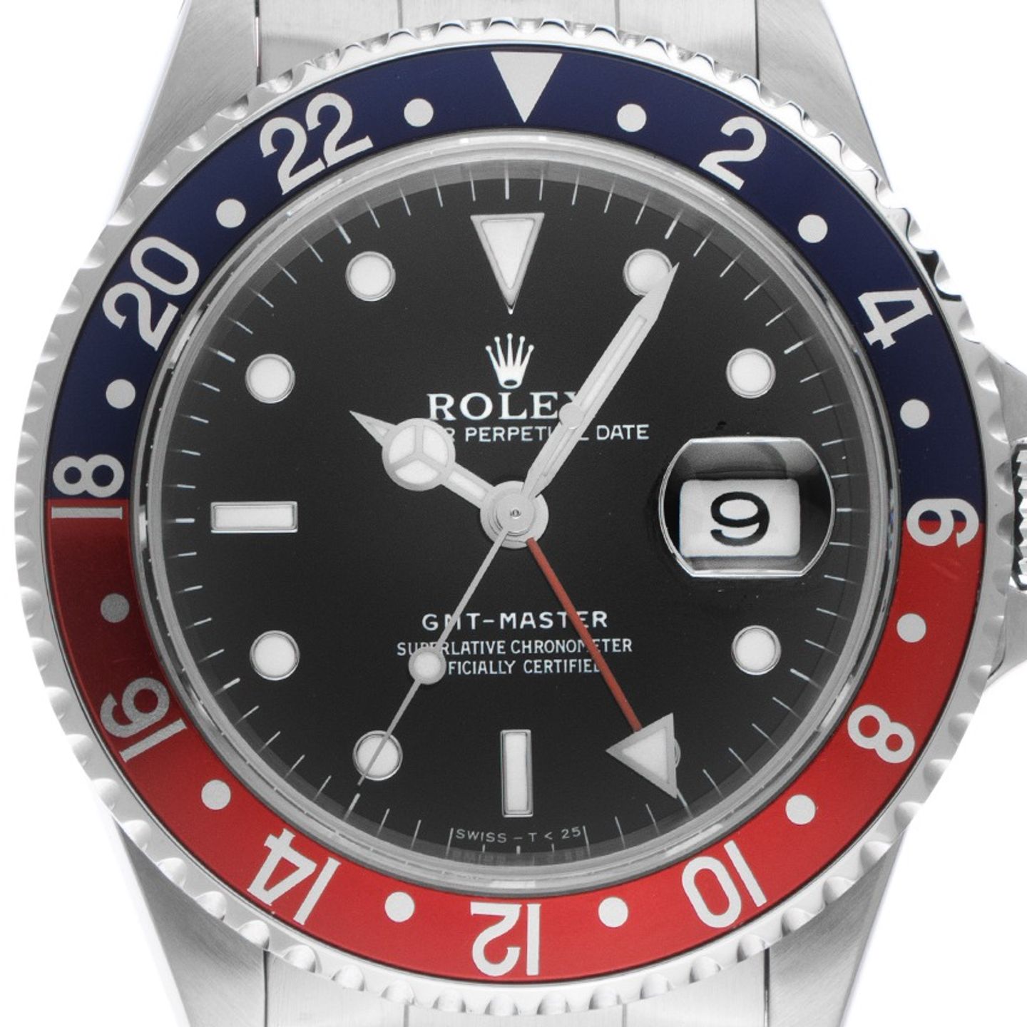 Rolex GMT-Master 16700 (1997) - Zwart wijzerplaat 40mm Staal (1/8)