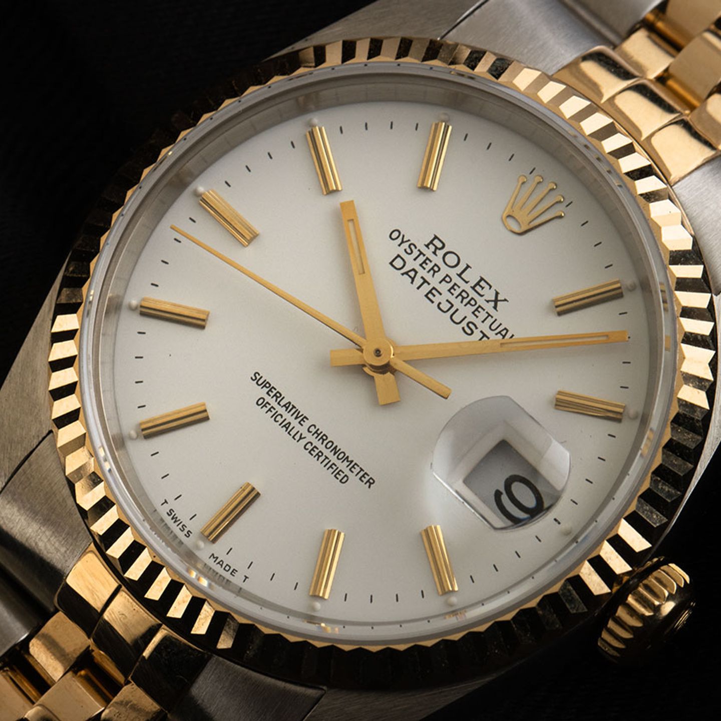 Rolex Datejust 36 16233 (1988) - 36mm Goud/Staal (3/8)