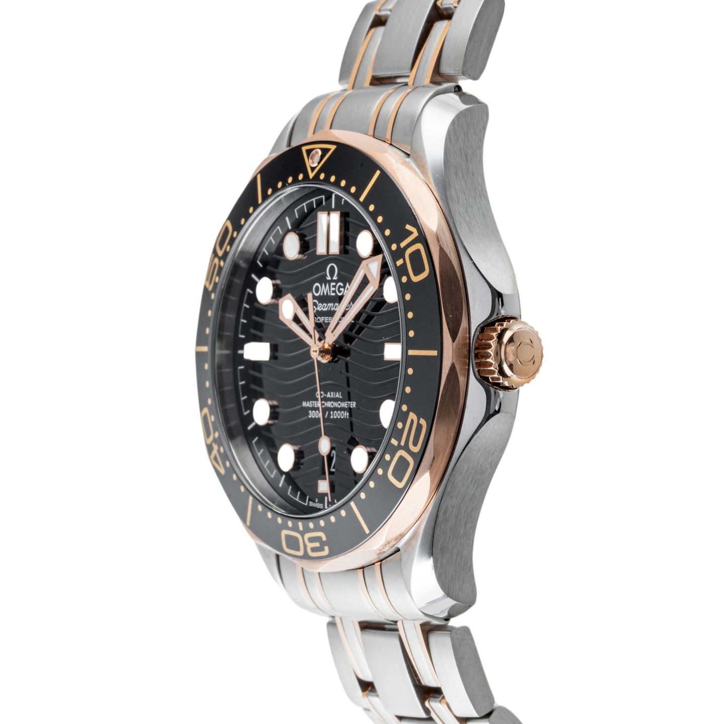 Omega Seamaster Diver 300 M 210.20.42.20.01.001 (Onbekend (willekeurig serienummer)) - Zwart wijzerplaat 42mm Staal (7/8)