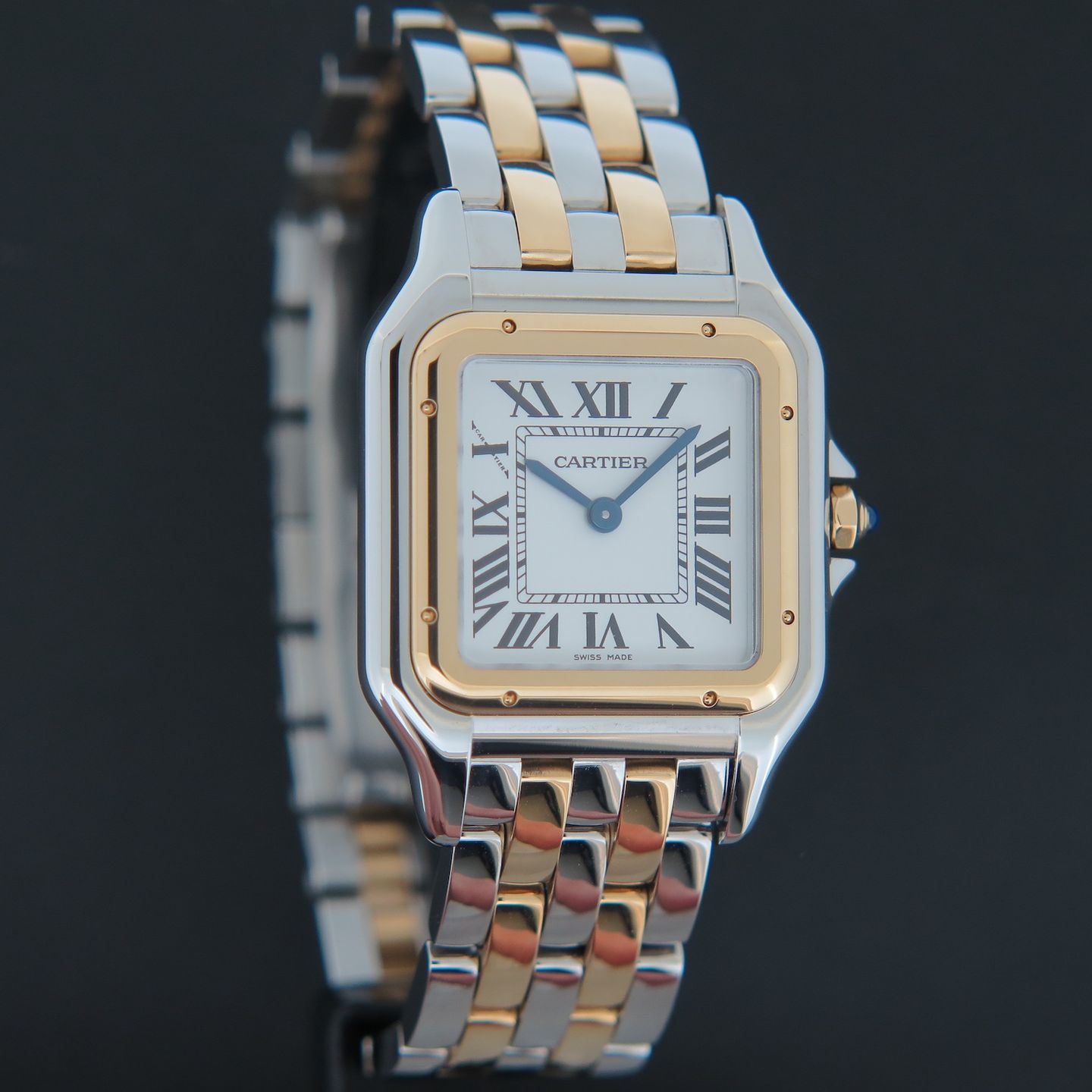 Cartier Panthère W2PN0007 (2023) - White dial 37 mm Gold/Steel case (4/6)