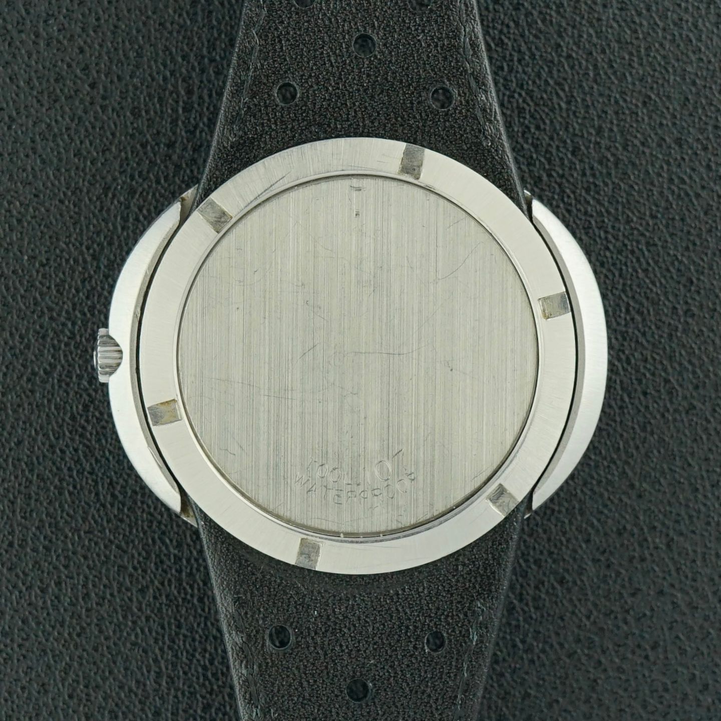 Omega Genève 166.079 (1969) - Blue dial 41 mm Steel case (3/8)