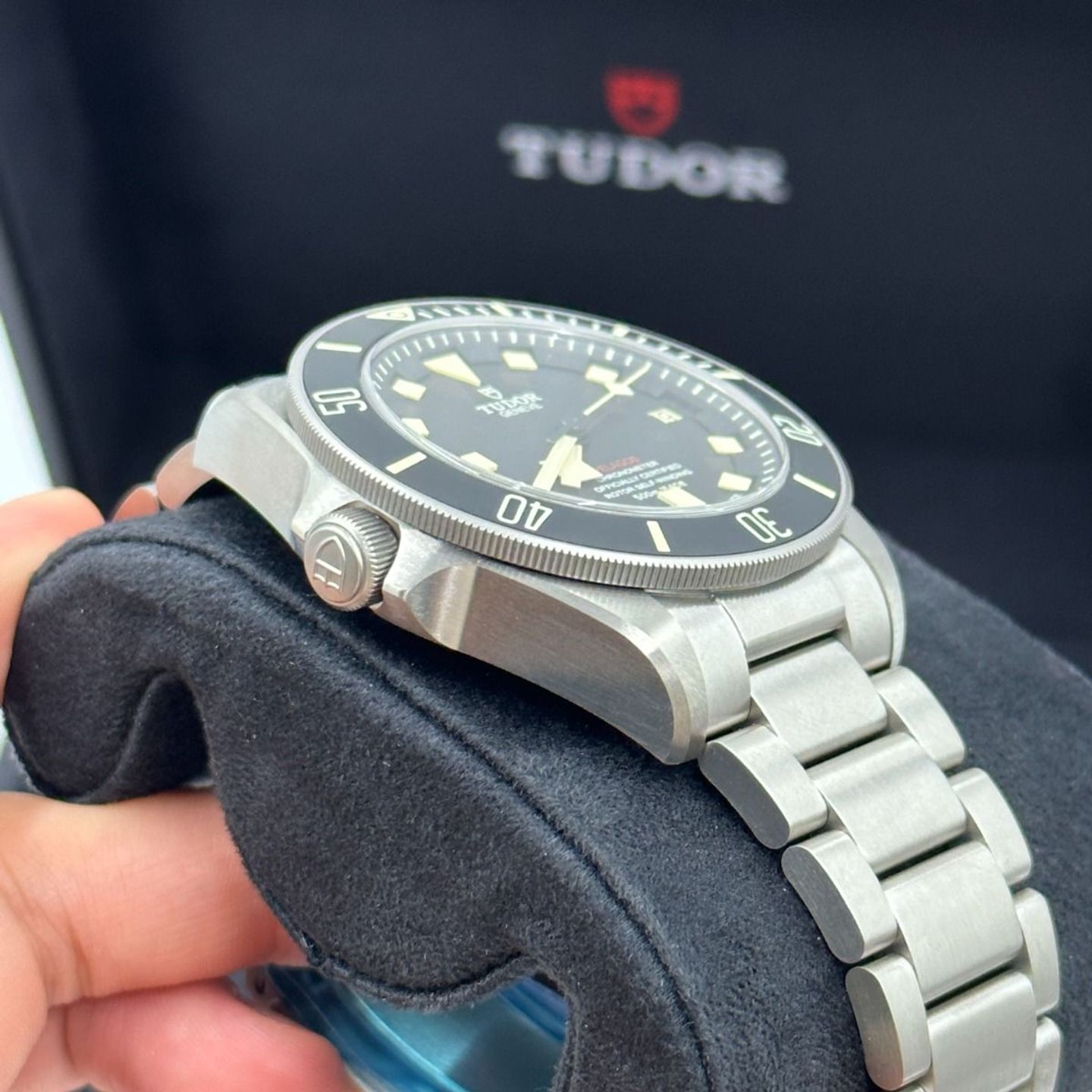 Tudor Pelagos 25610TNL-0001 (2023) - Zwart wijzerplaat 42mm Titanium (2/8)