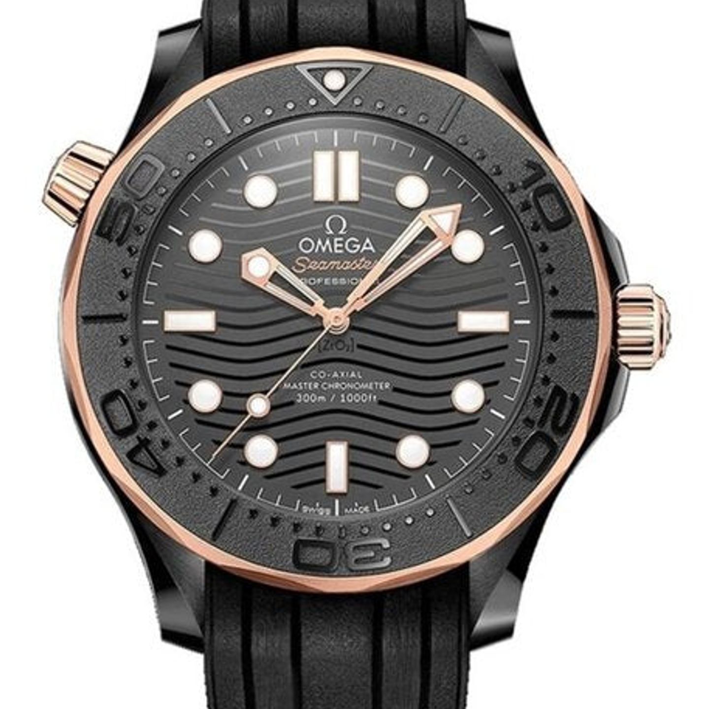 Omega Seamaster Diver 300 M 210.62.44.20.01.001 (2026) - Black dial 44 mm Rose Gold case (1/1)
