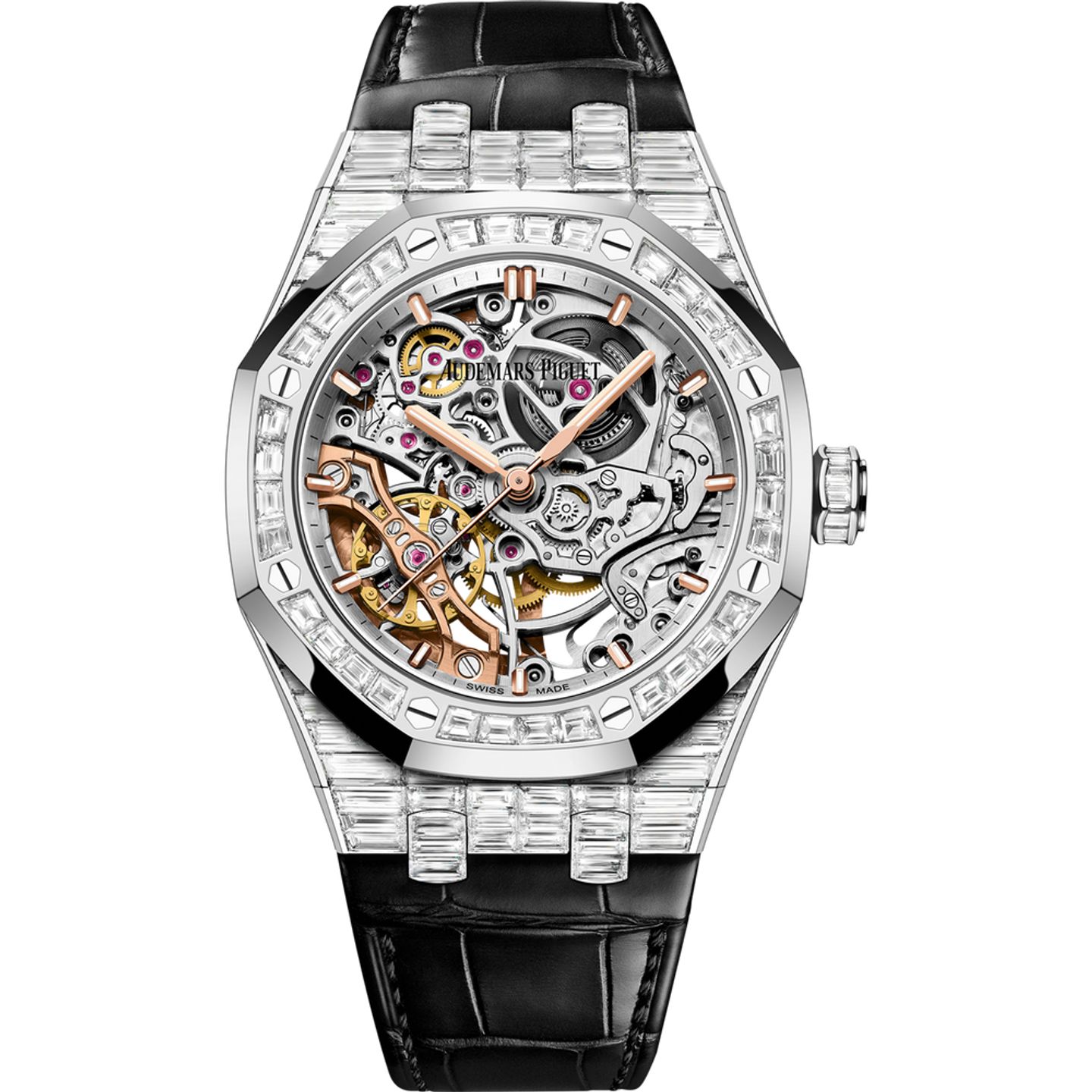 Audemars Piguet Royal Oak Double Balance Wheel Openworked 15469BC.ZZ.D001CR.01 (2025) - Transparent dial 37 mm White Gold case (1/1)