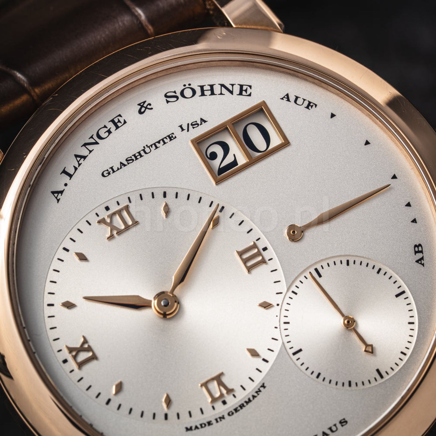 A. Lange & Söhne Lange 1 101.032 (Onbekend (willekeurig serienummer)) - Zilver wijzerplaat 39mm Roségoud (2/8)