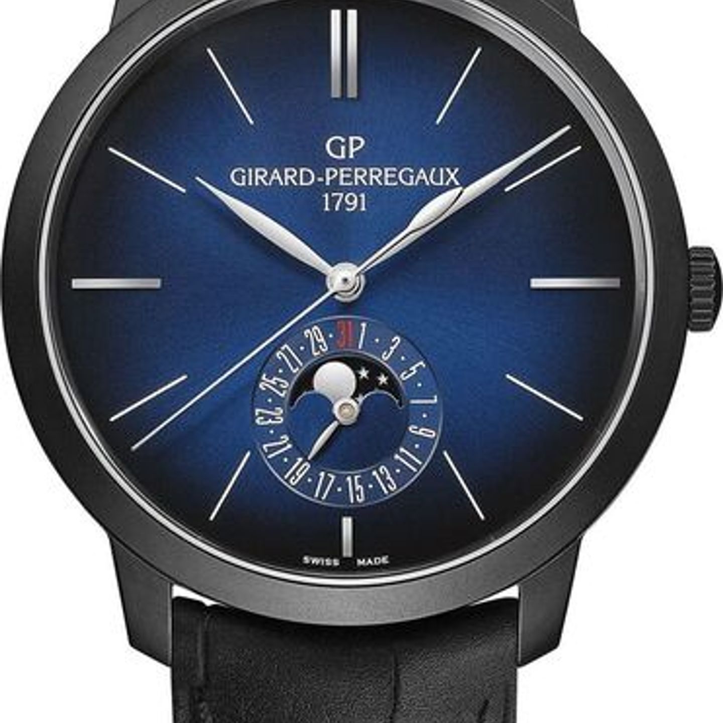 Girard-Perregaux 1966 49545-11-432-BH6A (2025) - Blauw wijzerplaat 41mm Staal (1/1)
