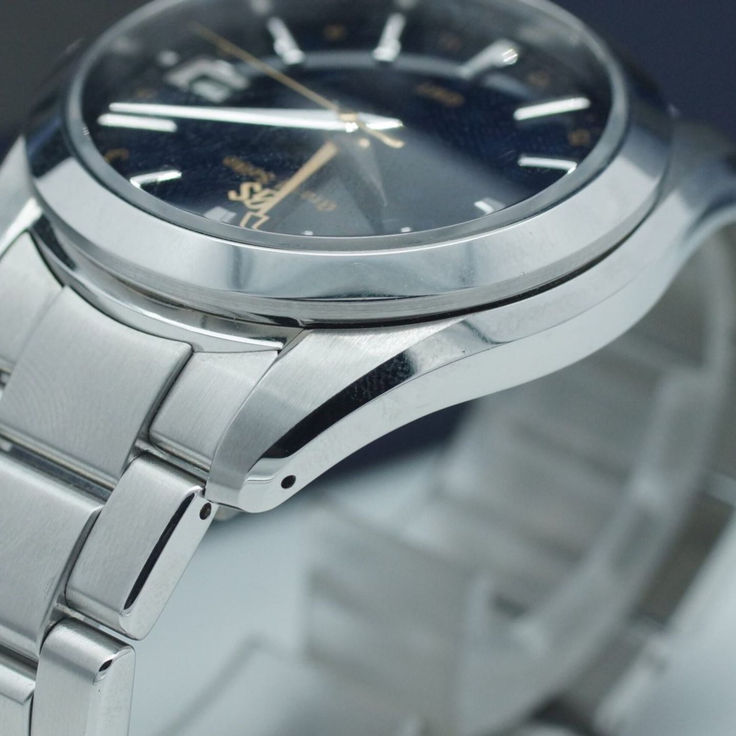 Grand Seiko Heritage Collection SBGN009 (2020) - Blue dial 41 mm Steel case (7/8)