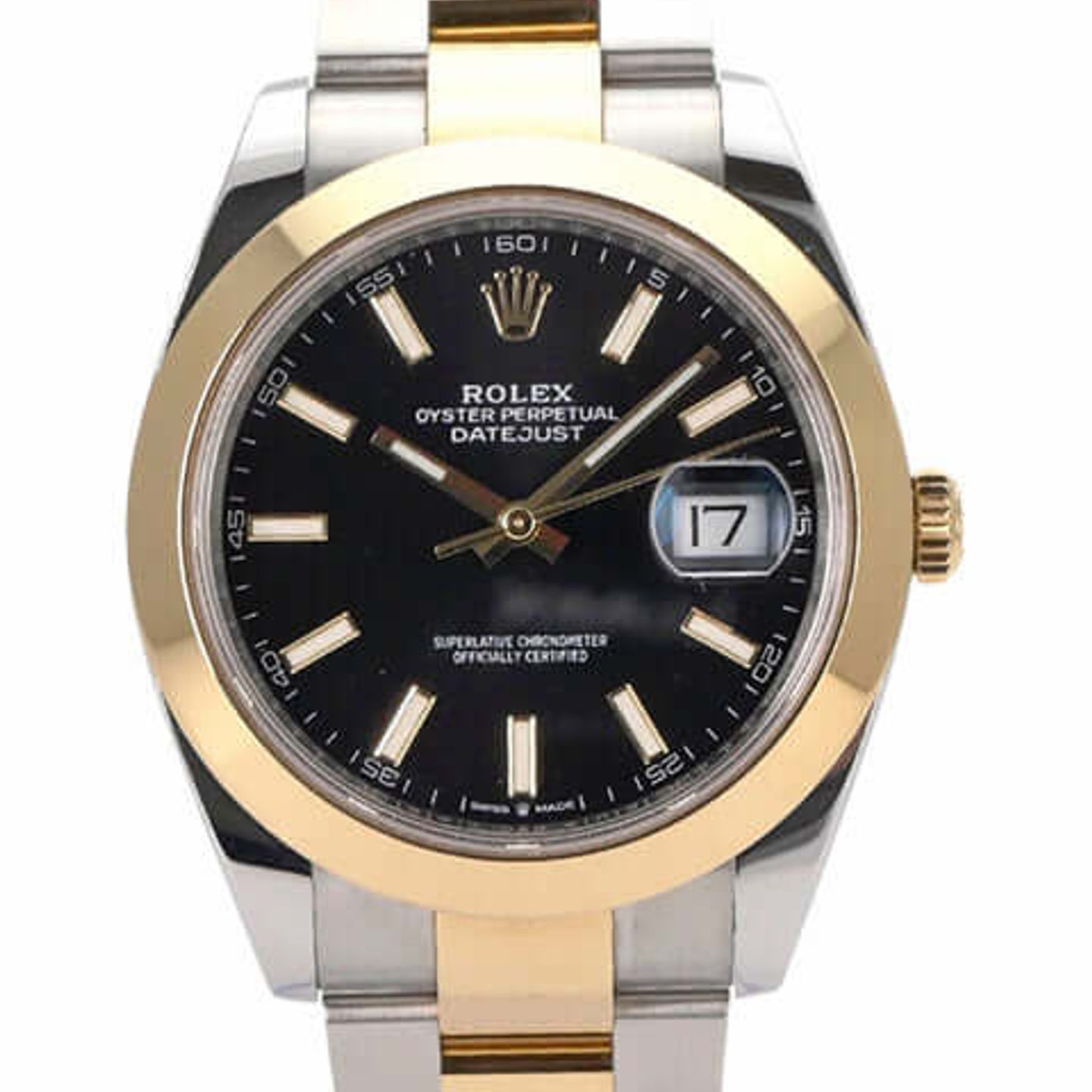 Rolex Datejust 41 126303 (2021) - Black dial 41 mm Gold/Steel case (1/8)