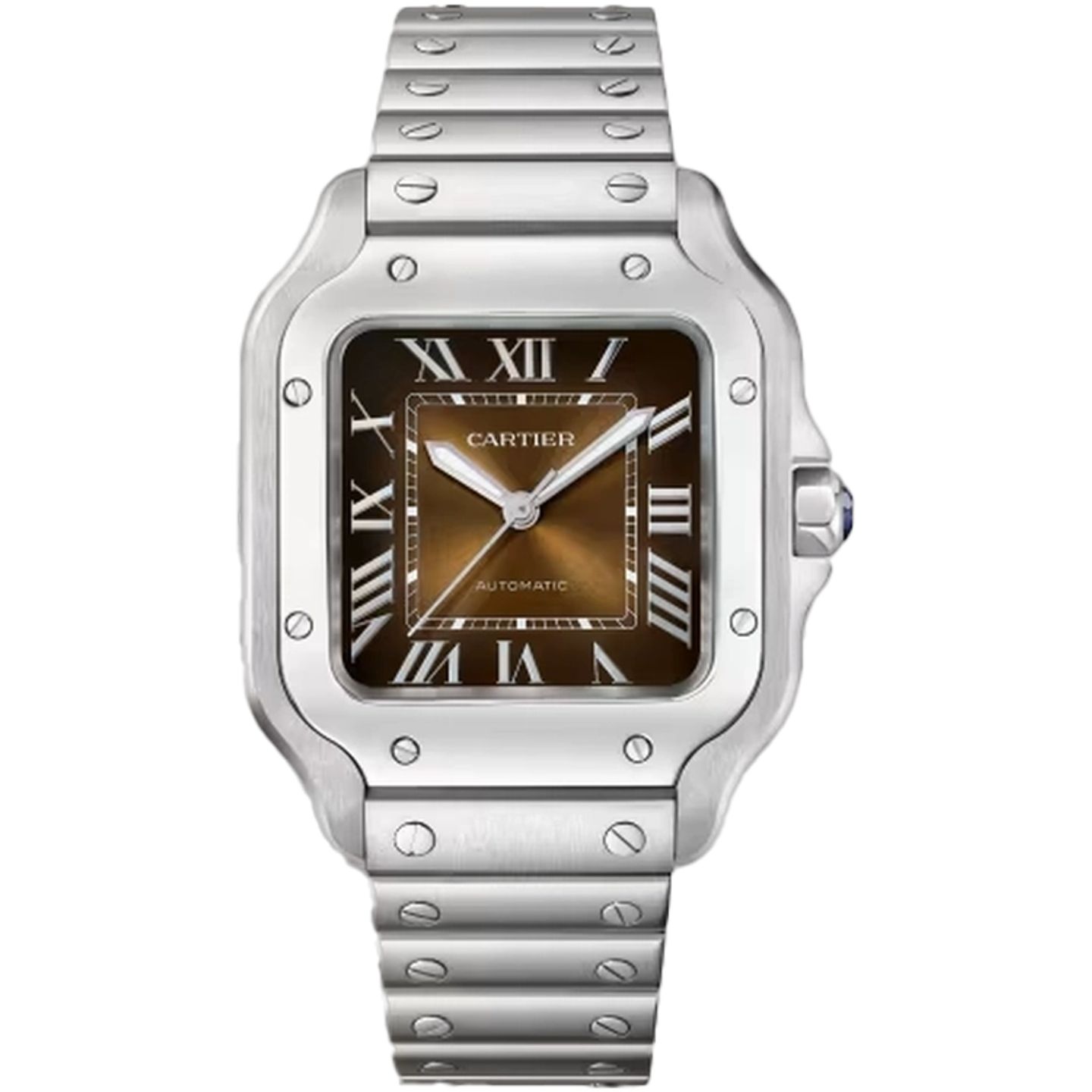 Cartier Santos WSSA0065 (2025) - Brons wijzerplaat 35mm Staal (1/1)