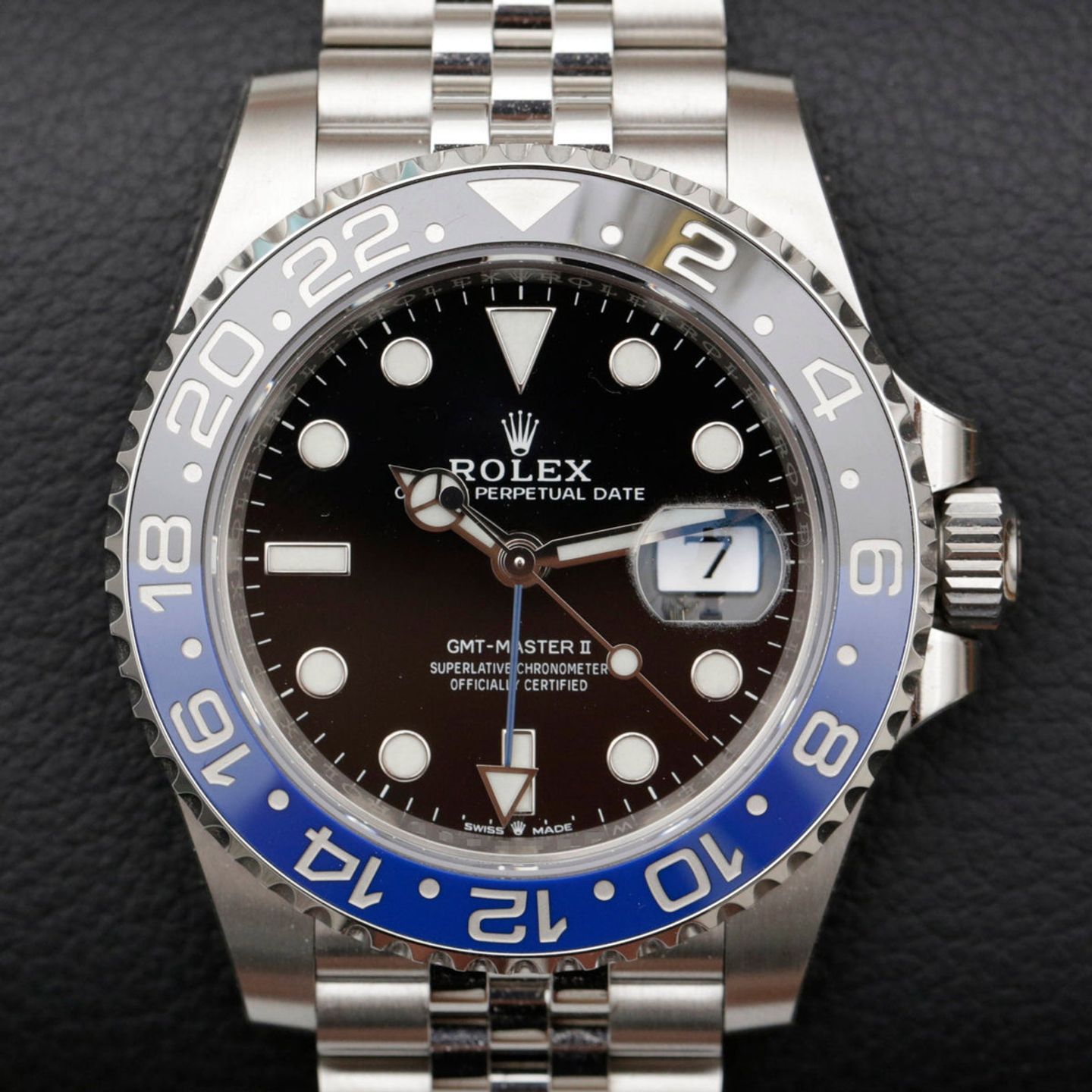 Rolex GMT-Master II 126710BLNR (2023) - Zwart wijzerplaat 40mm Staal (1/8)