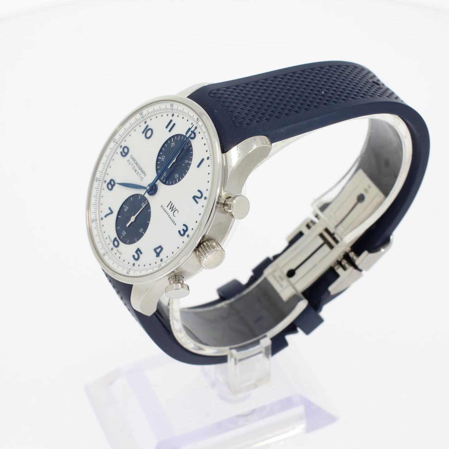 IWC Portuguese Chronograph IW371620 (2024) - Wit wijzerplaat 41mm Staal (2/4)