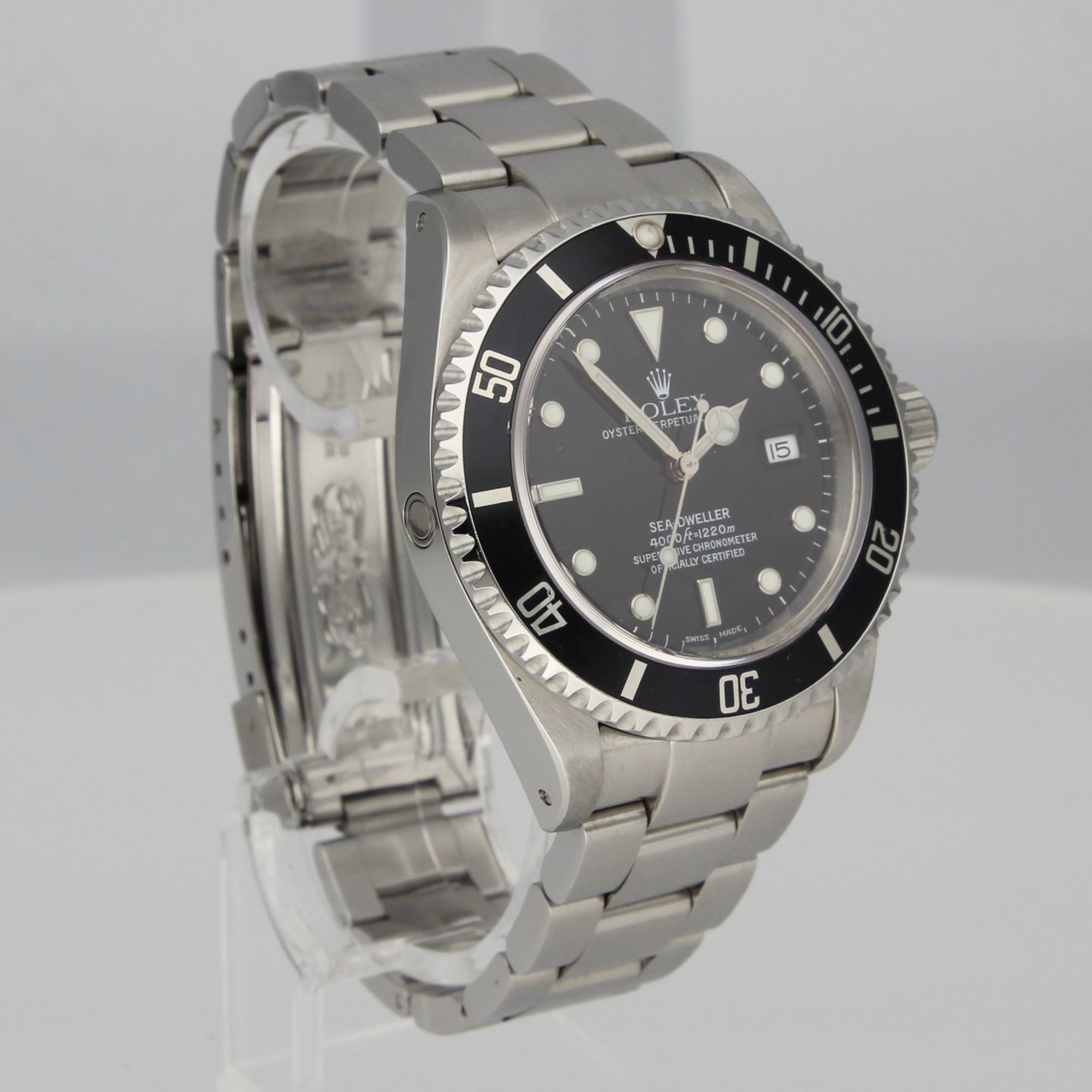 Rolex Sea-Dweller 4000 16600 (2003) - Black dial 40 mm Steel case (4/8)