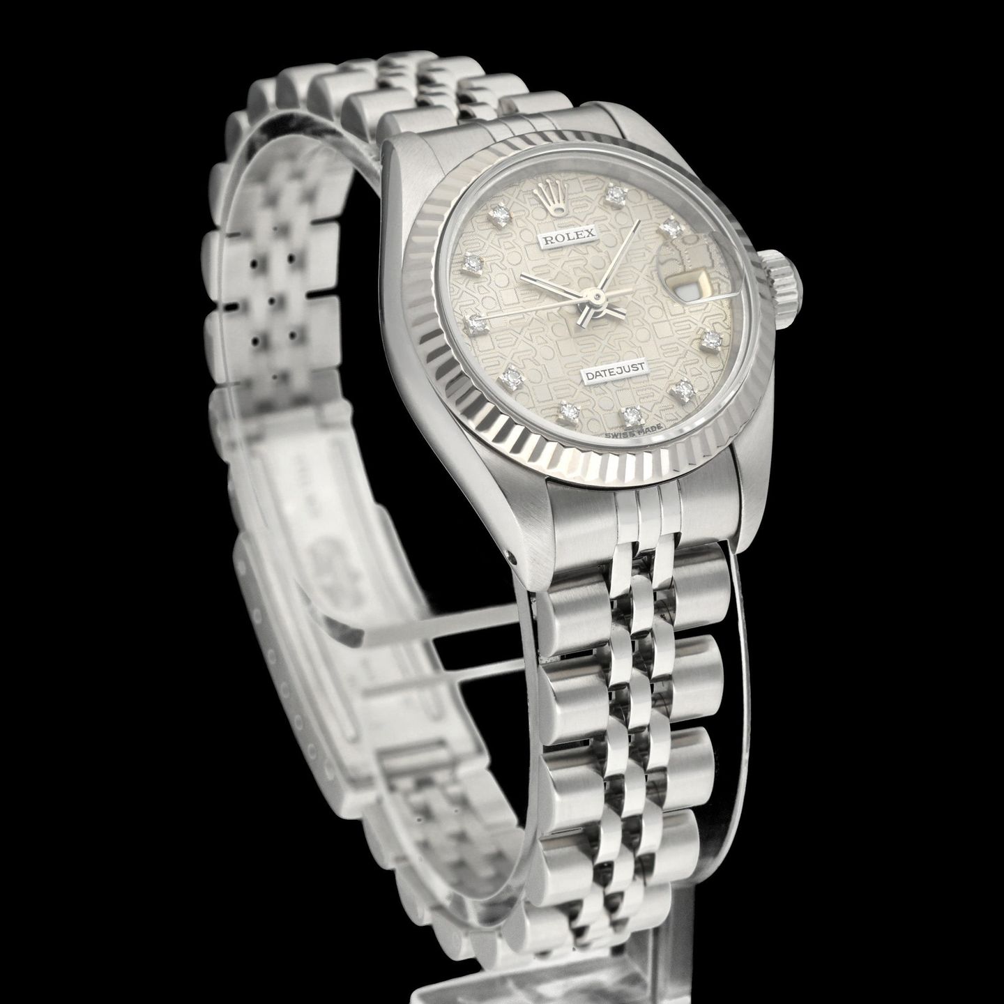 Rolex Lady-Datejust 69174 (1993) - Zilver wijzerplaat 26mm Staal (4/8)