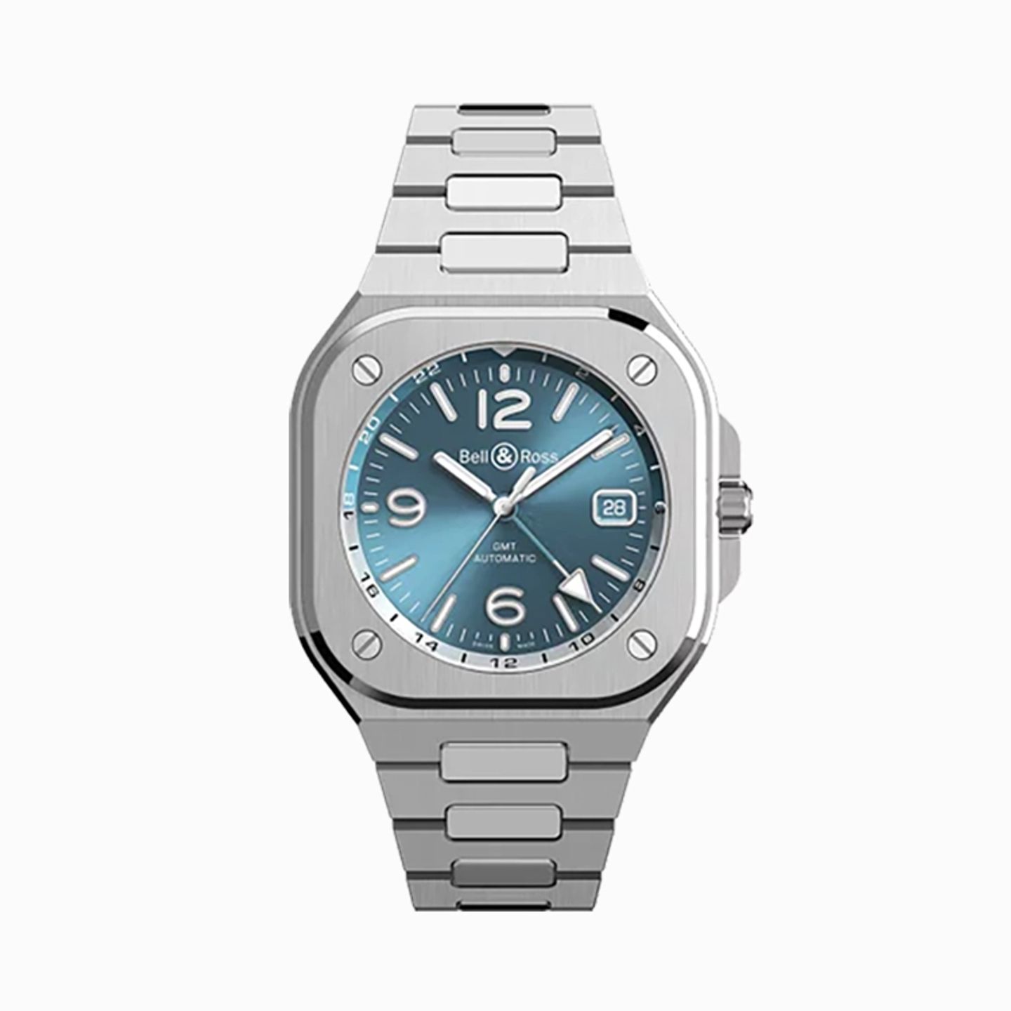 Bell & Ross BR 05 BR05G-PB-ST/SST (2025) - Blue dial 42 mm Steel case (1/1)