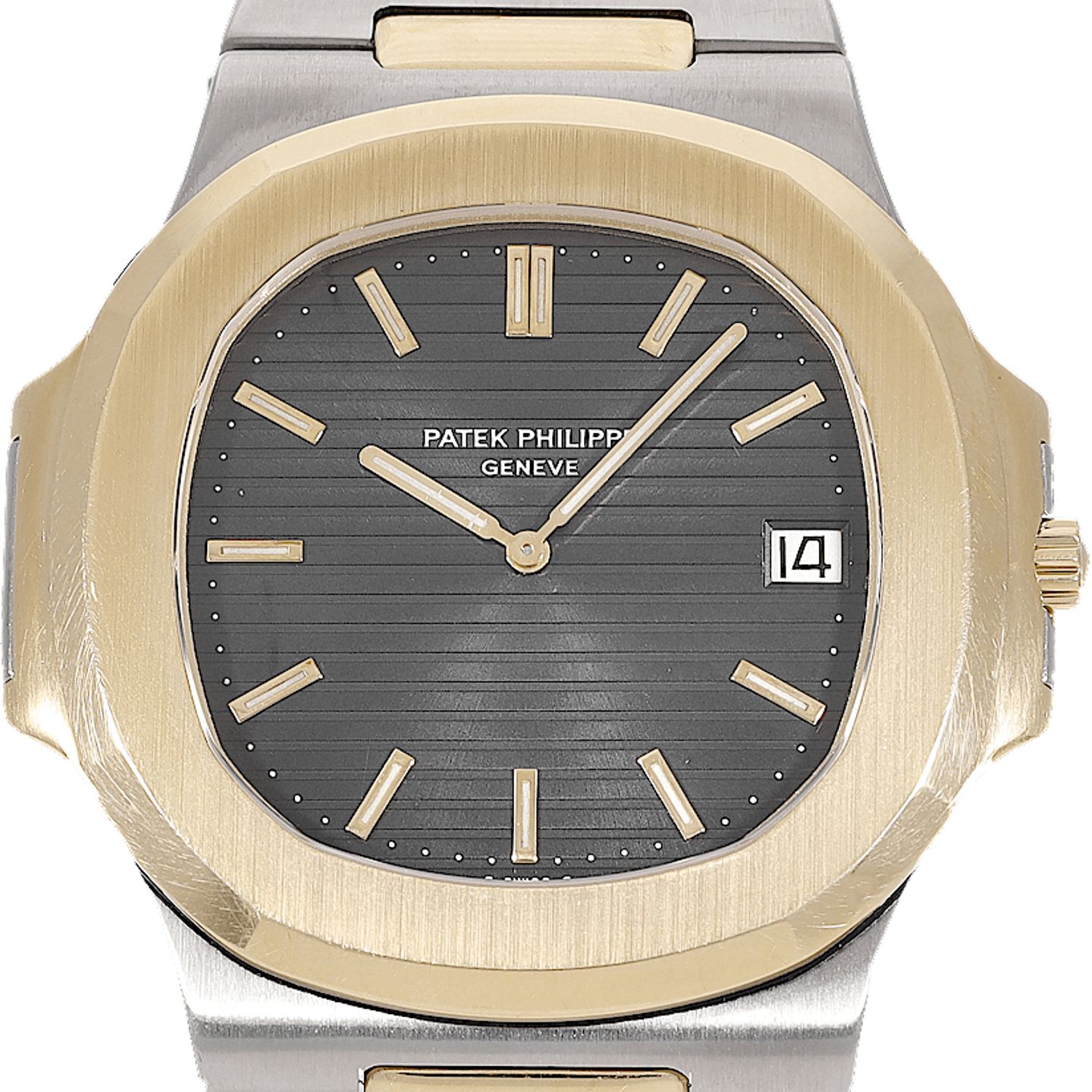 Patek Philippe Nautilus 3700/11J-050 (Unknown (random serial)) - Black dial 42 mm Yellow Gold case (1/5)