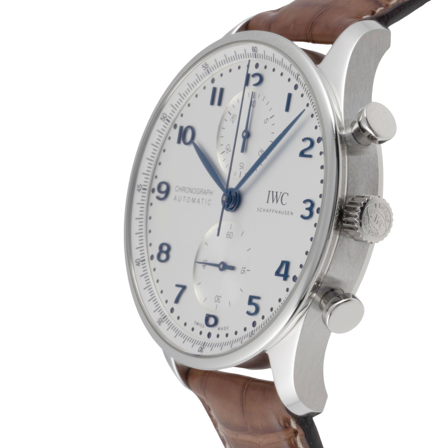 IWC Portuguese Chronograph IW371617 (2020) - Silver dial 41 mm Steel case (6/8)