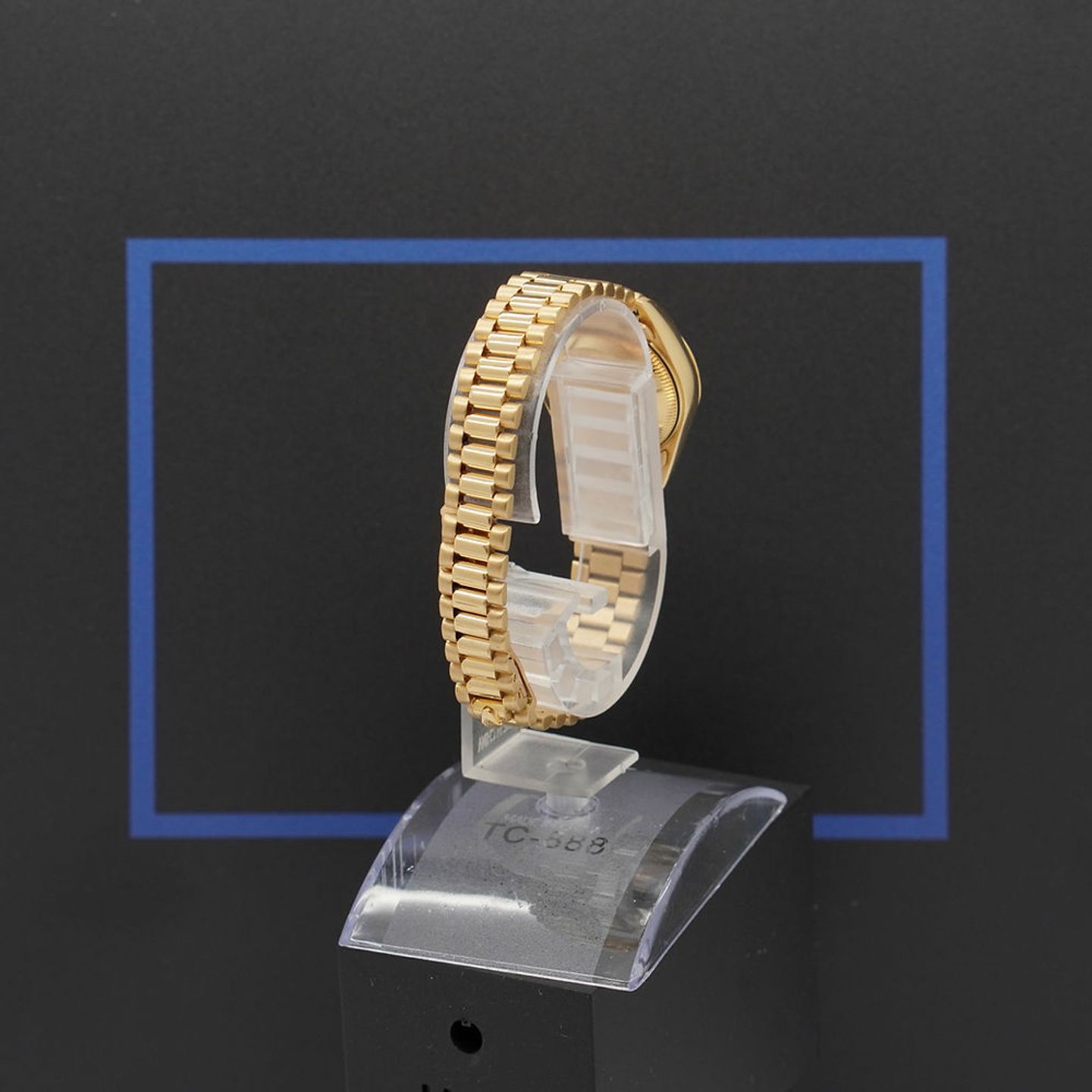 Rolex Lady-Datejust 69178 (1987) - Gold dial 26 mm Yellow Gold case (4/8)