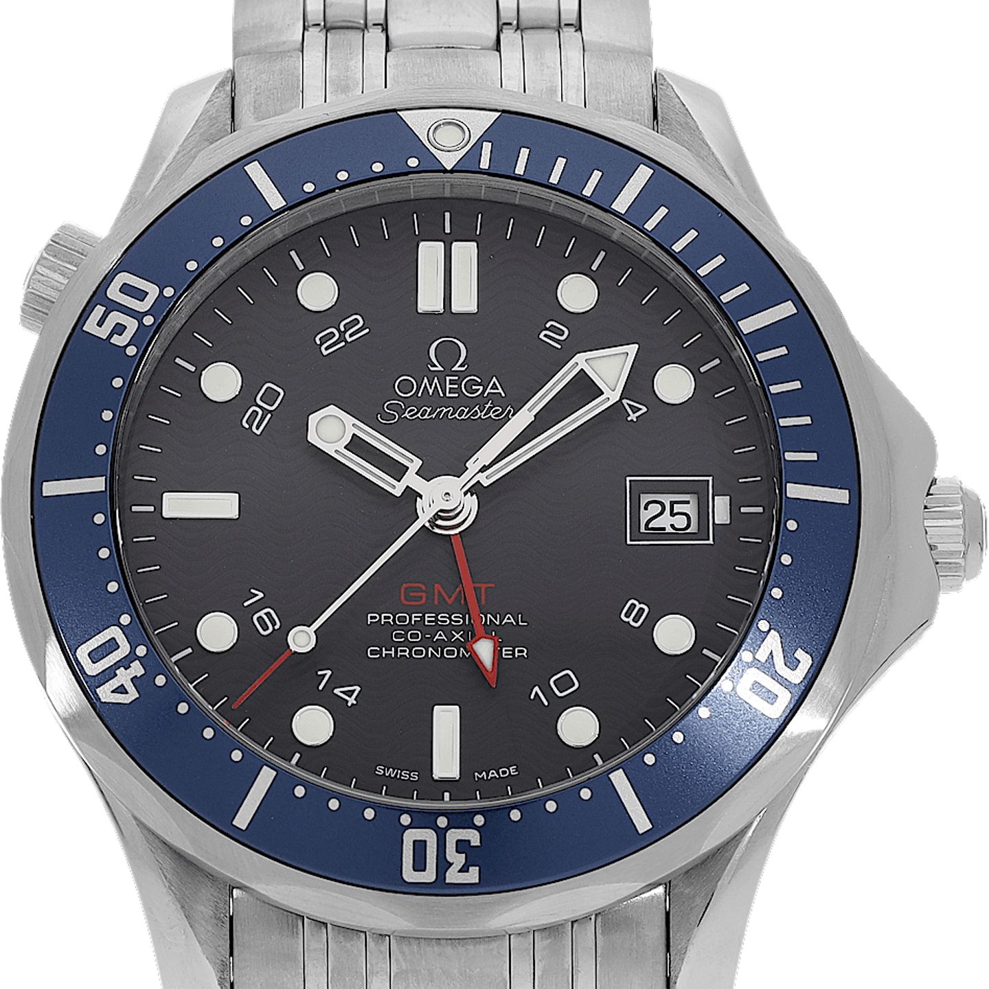 Omega Seamaster Diver 300 M 2535.80.00 (2010) - Blue dial 41 mm Steel case (1/5)