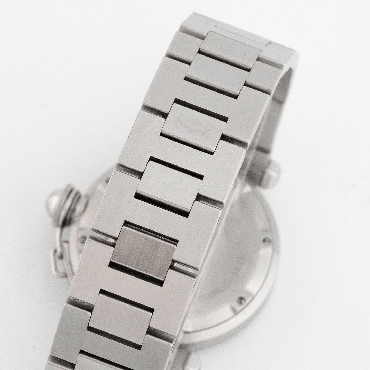 Cartier Pasha C W31055M7 (Unknown (random serial)) - White dial 35 mm Steel case (4/5)