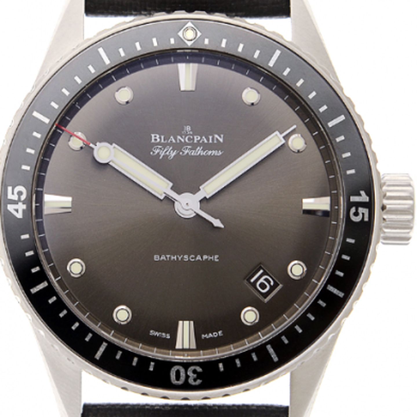 Blancpain Fifty Fathoms 5000-1110 (2015) - Grey dial 43 mm Steel case (1/4)