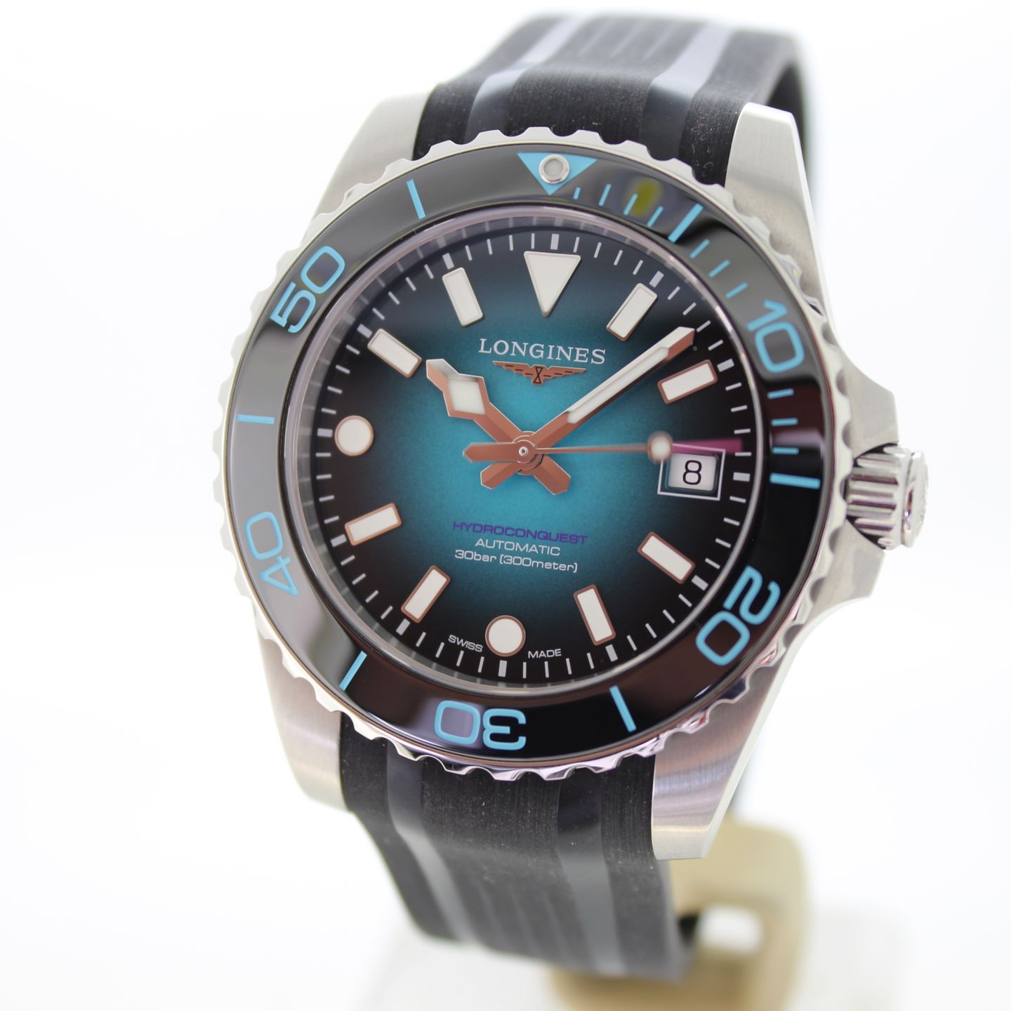 Longines HydroConquest L3.779.4.09.9 (2026) - Blue dial 39 mm Steel case (5/7)