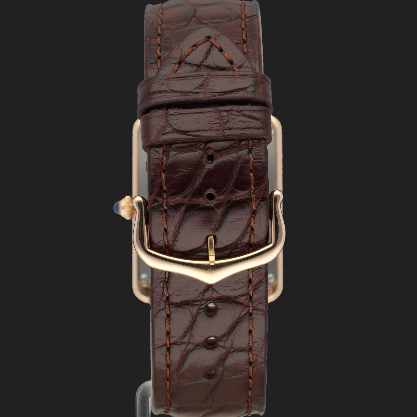 Cartier Tank Solo W5200025 (2018) - Silver dial 35 mm Rose Gold case (6/8)