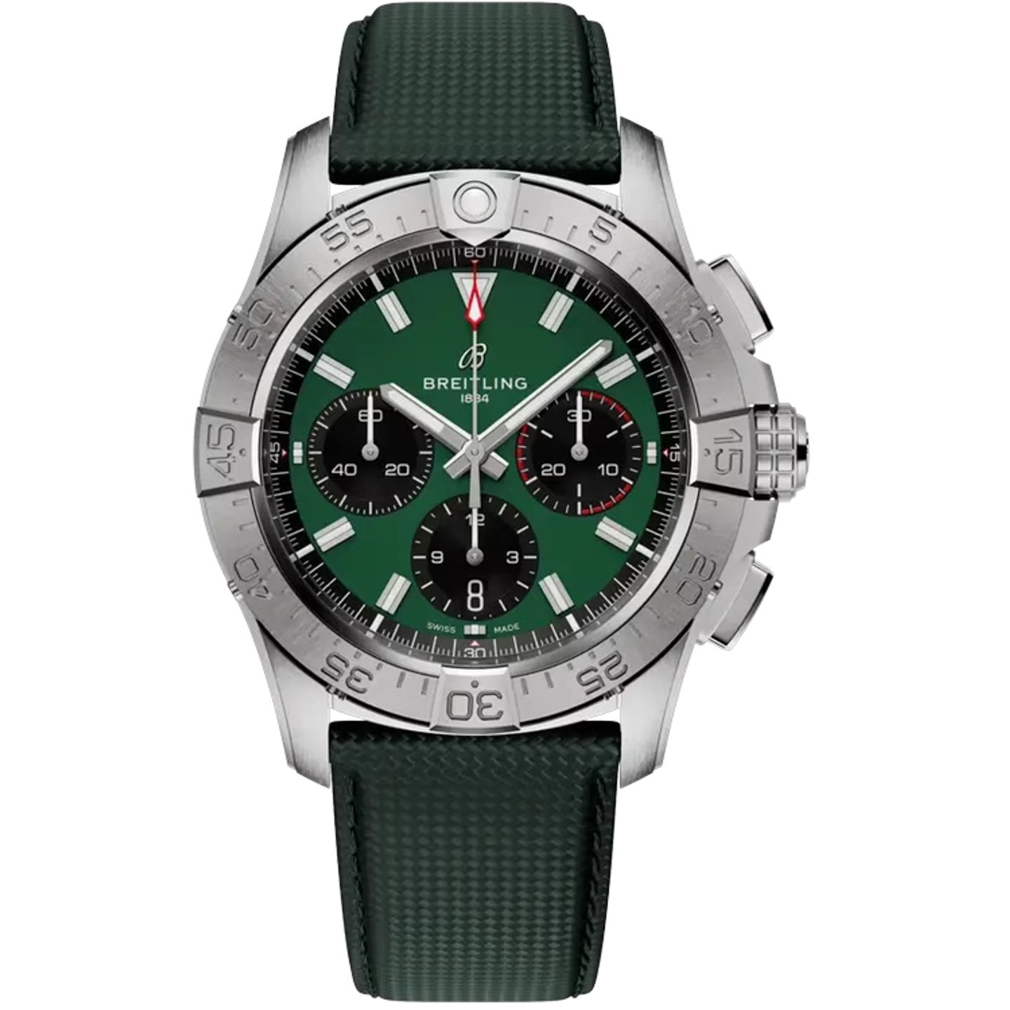 Breitling Avenger AB0146101L1X1 (2026) - Groen wijzerplaat 42mm Staal (1/1)