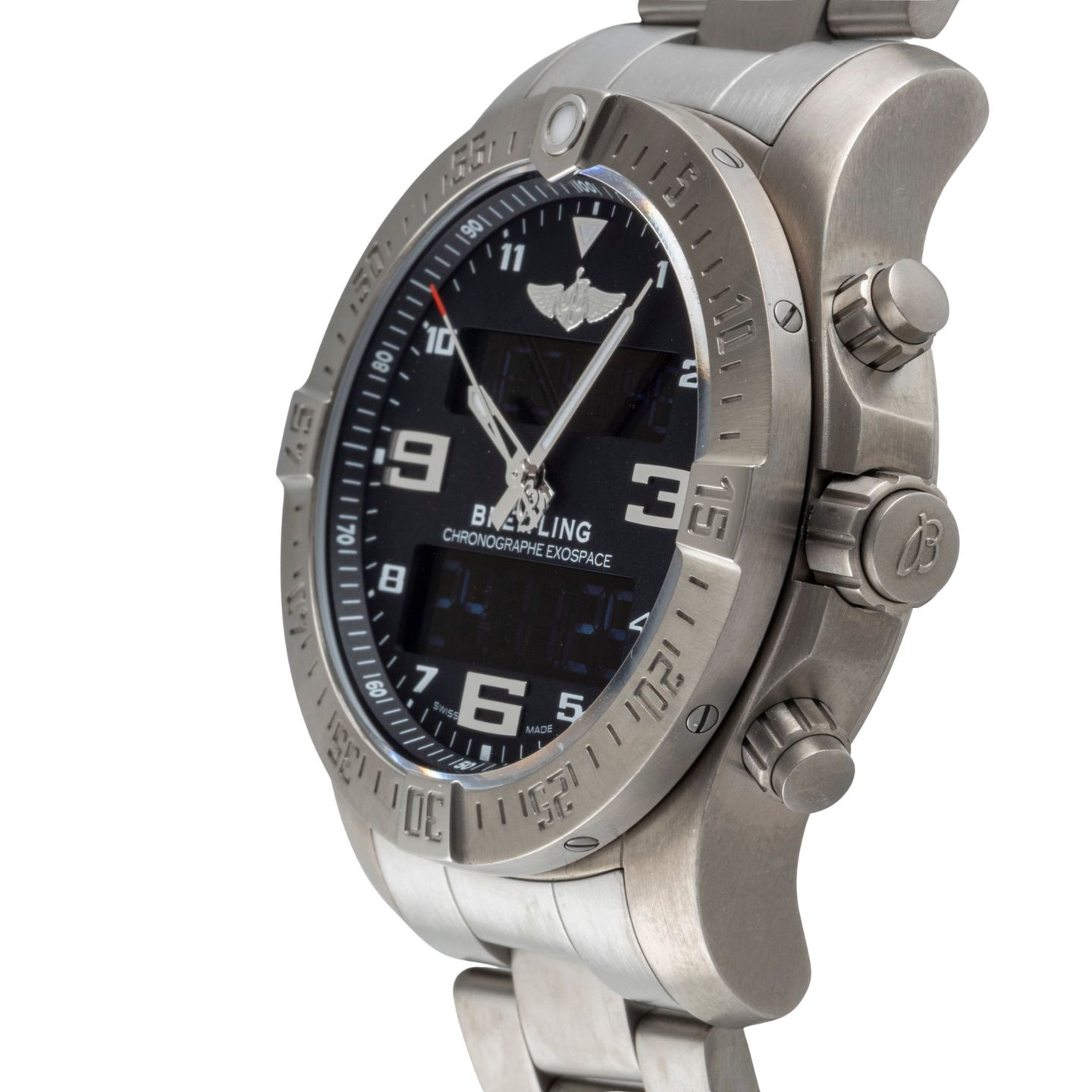 Breitling Exospace B55 Connected EB5510H1/BE79 (Unknown (random serial)) - Black dial 46 mm Titanium case (6/8)