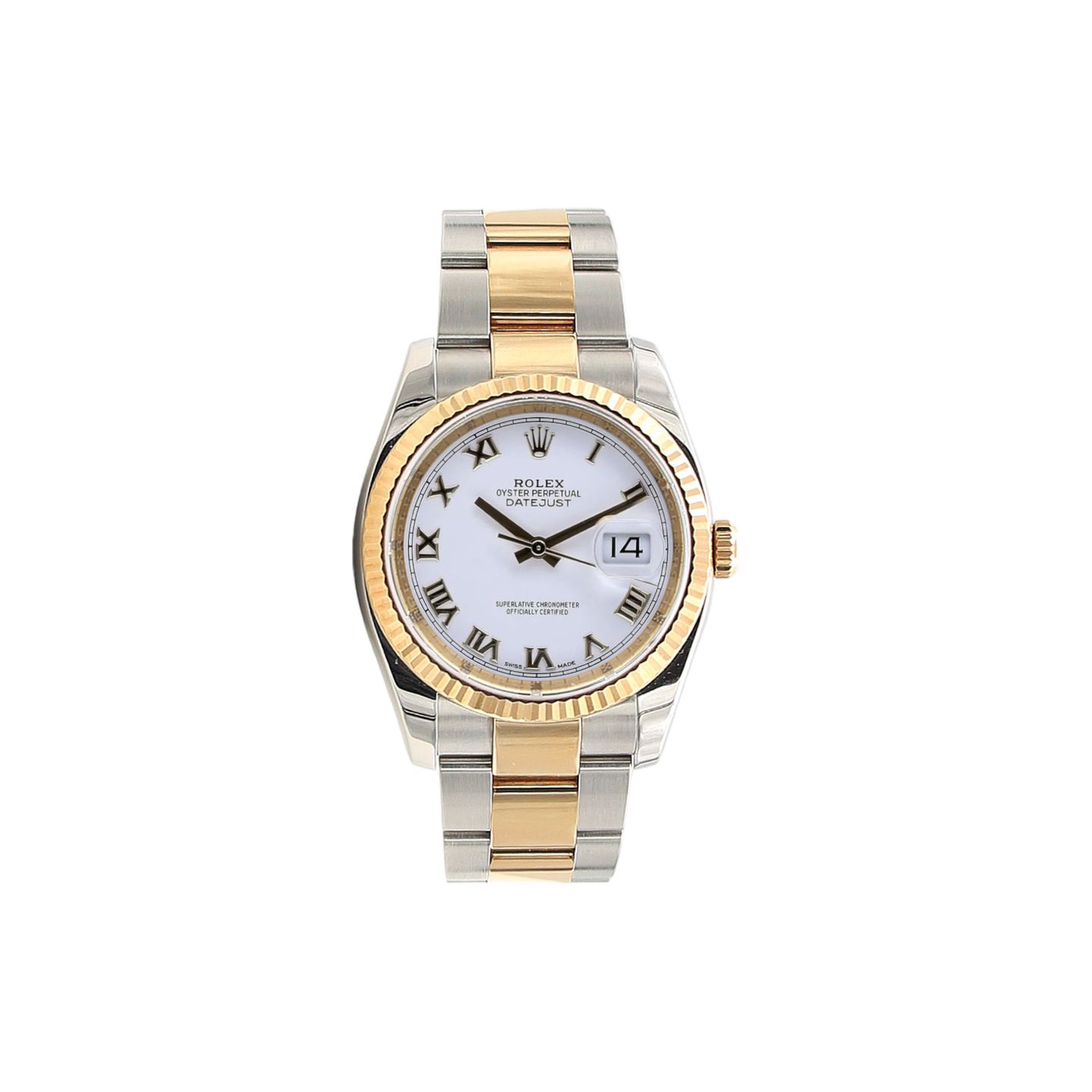 Rolex Datejust 36 116233 (Unknown (random serial)) - 36 mm Gold/Steel case (1/7)