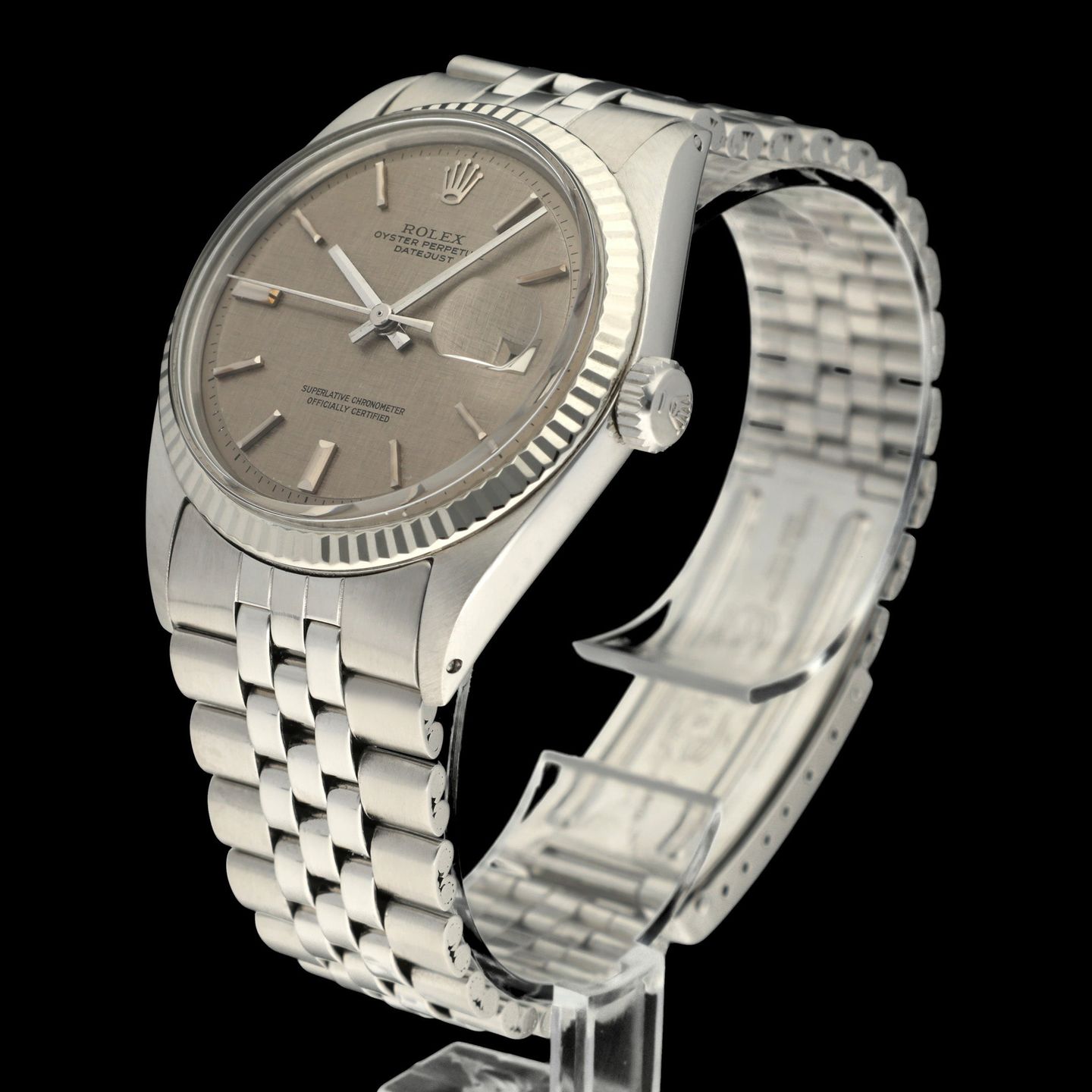 Rolex Datejust 1601 (1972) - Grey dial 36 mm Steel case (5/8)