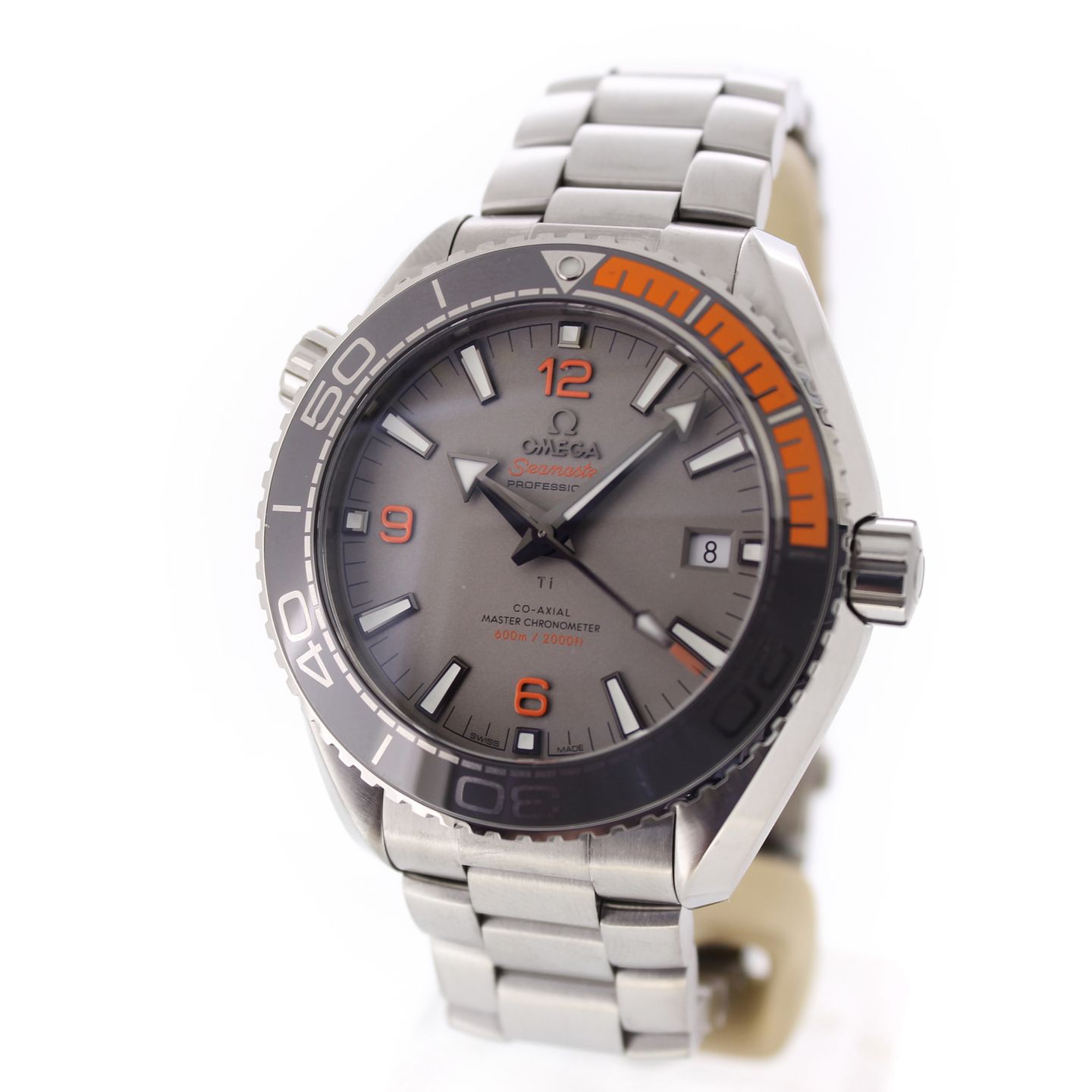 Omega Seamaster Planet Ocean 215.90.44.21.99.001 (2025) - Grey dial 44 mm Titanium case (3/7)