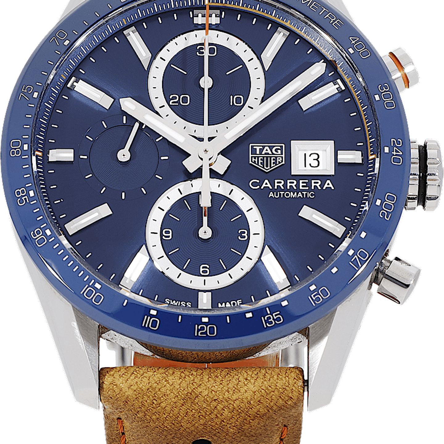 TAG Heuer Carrera Calibre 16 CBM2112 (2019) - Blue dial 41 mm Steel case (2/2)