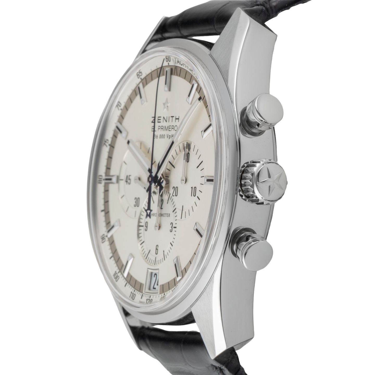 Zenith El Primero Chronograph 03.2040.400/04.C496 (2012) - Grey dial 42 mm Steel case (6/8)