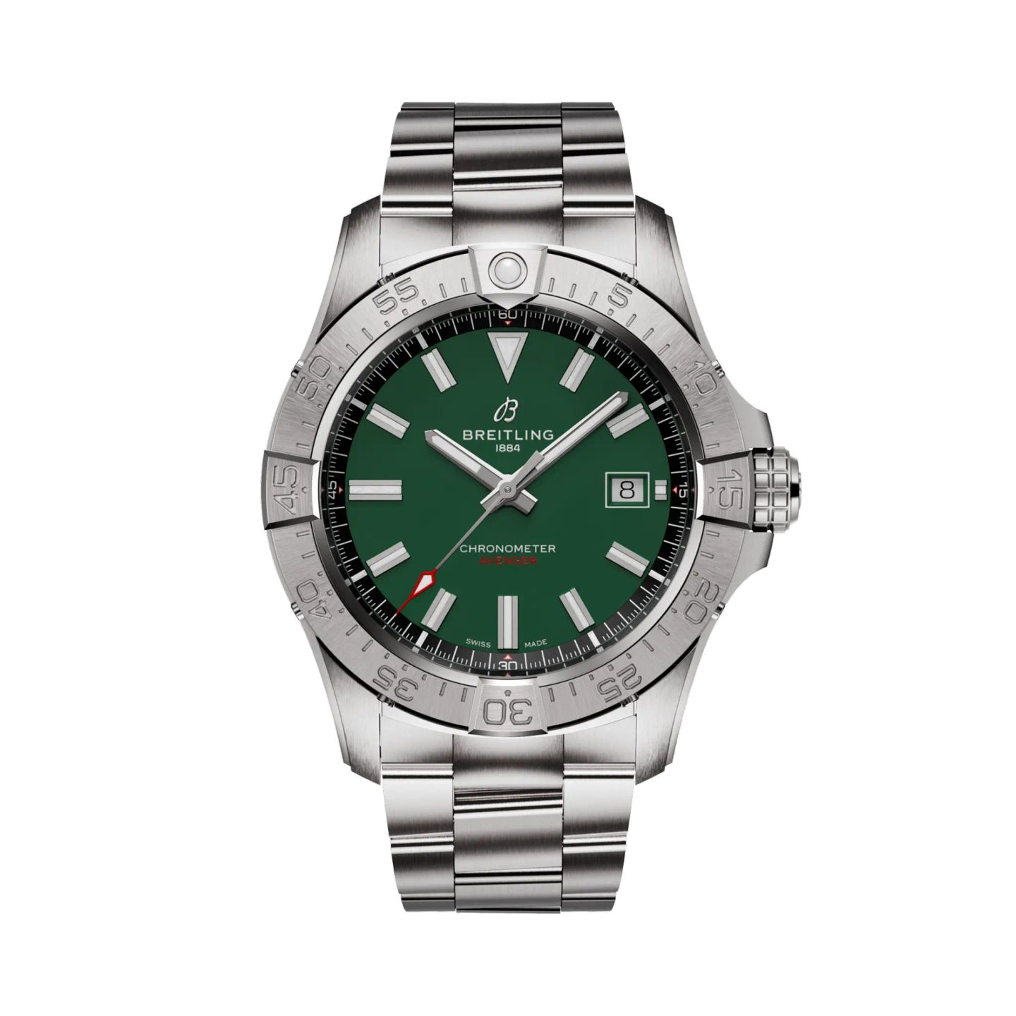 Breitling Avenger A17328101L1A1 (2024) - Green dial 42 mm Steel case (1/6)