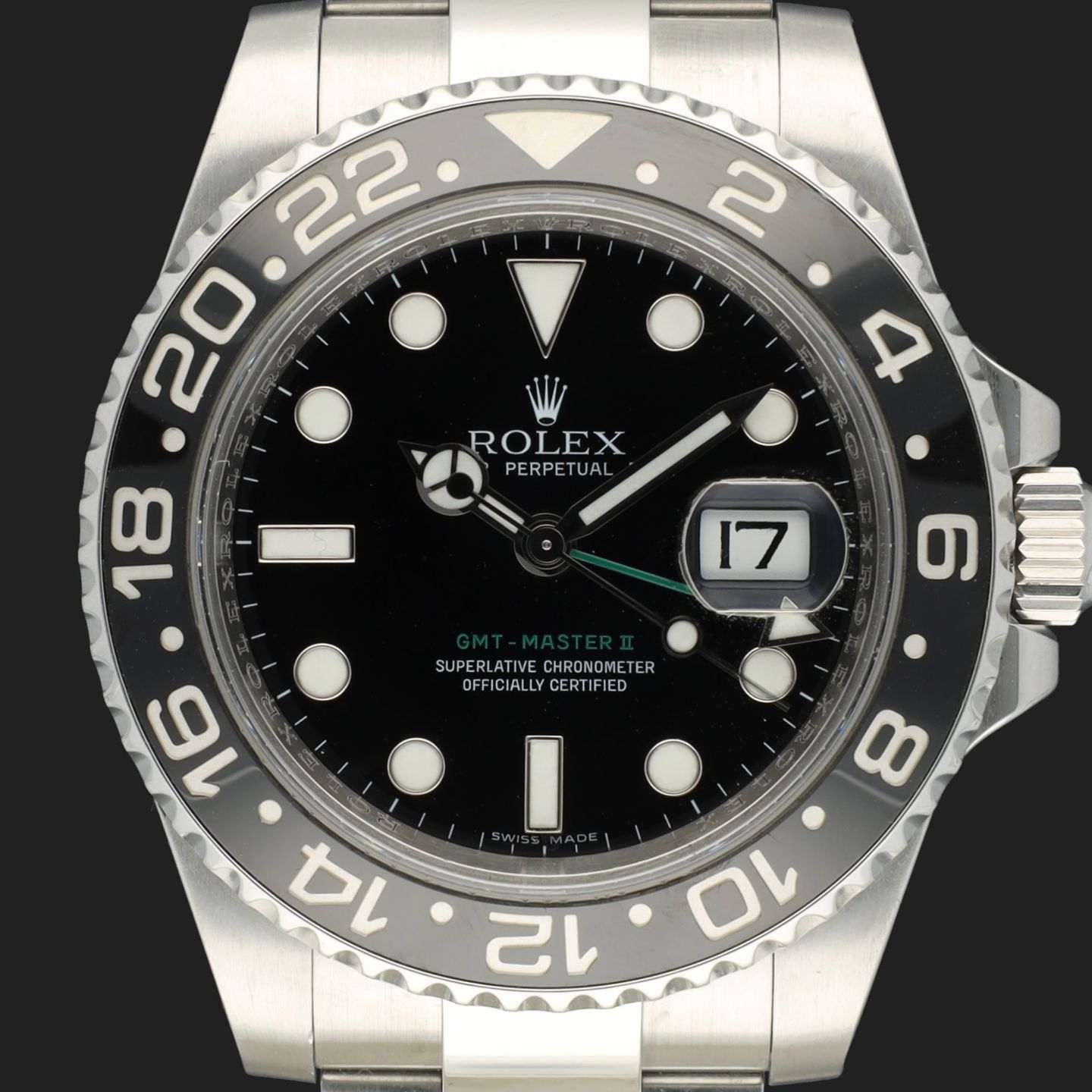 Rolex GMT-Master II 116710LN (2009) - Zwart wijzerplaat 40mm Staal (2/8)