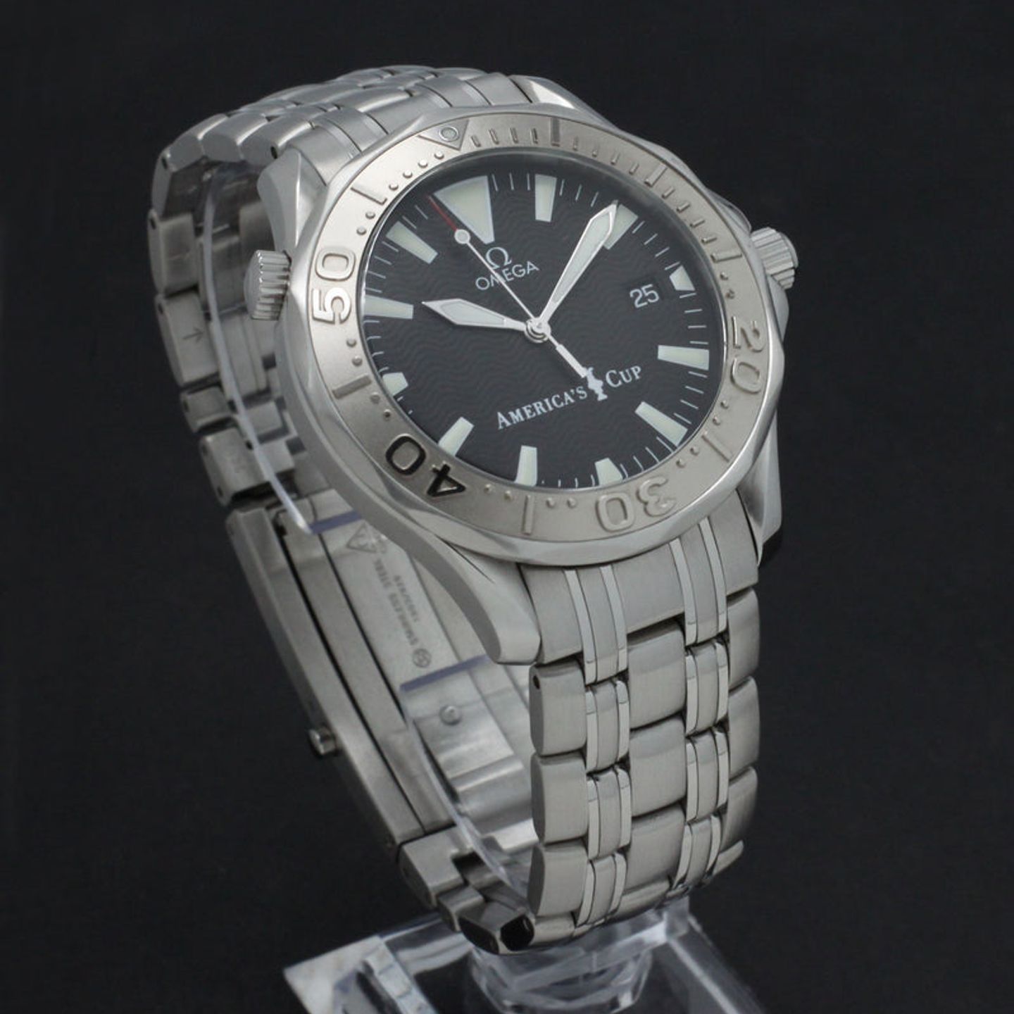 Omega Seamaster Diver 300 M 2533.50.00 (2000) - Zwart wijzerplaat 41mm Staal (4/7)