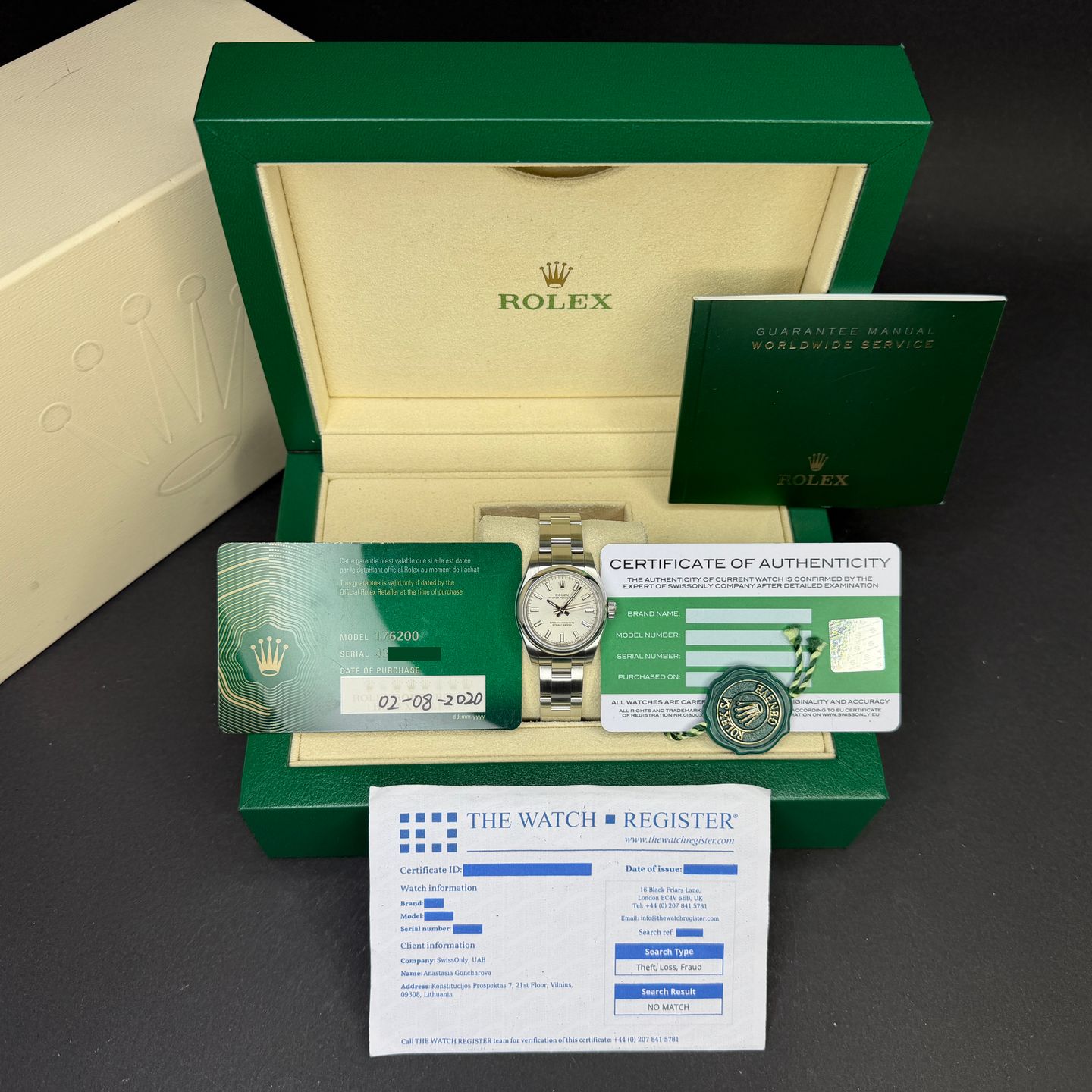Rolex Oyster Perpetual 26 176200 - (3/8)